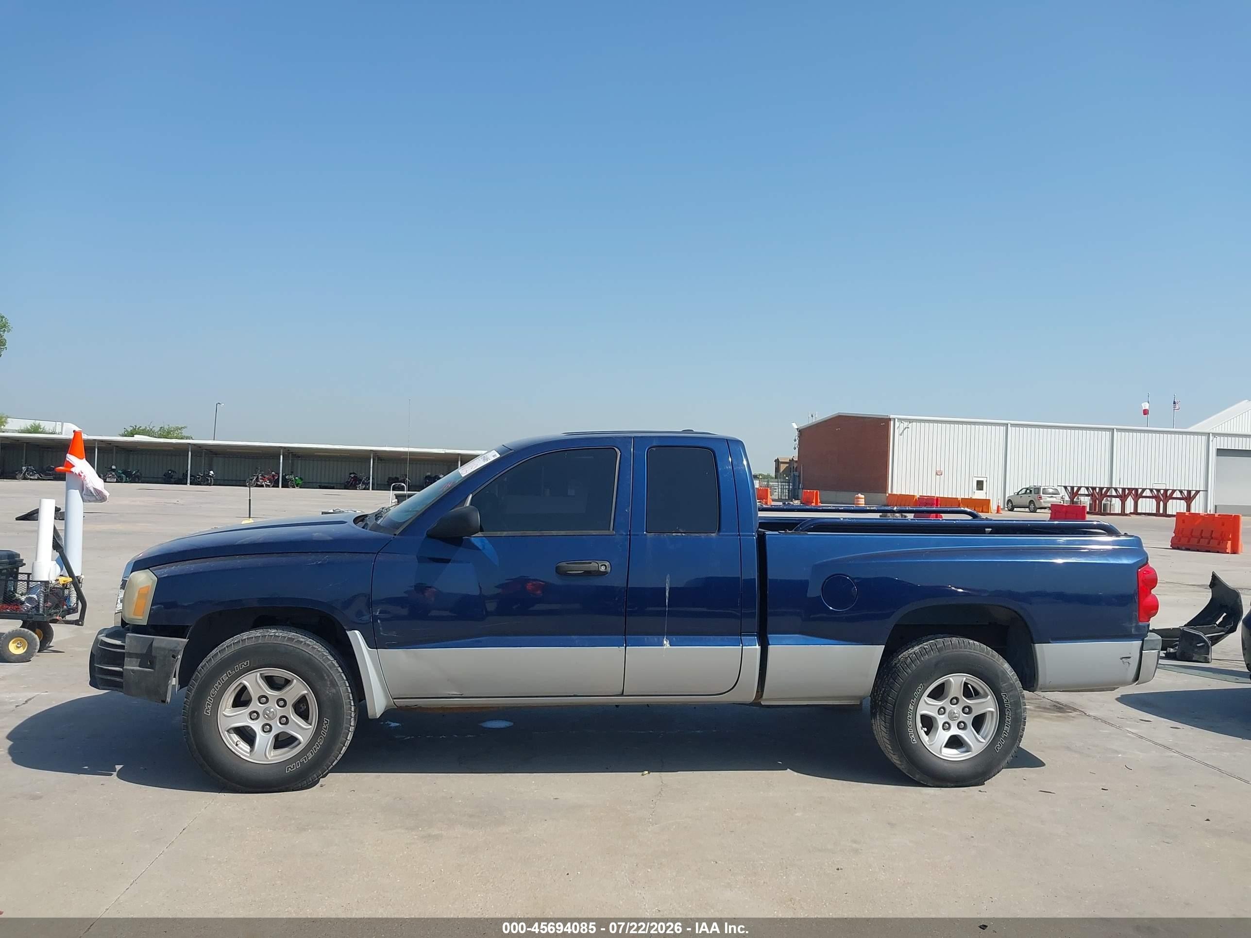 2006 Dodge Dakota Slt Blue vin: 1D7HE42K36S717957