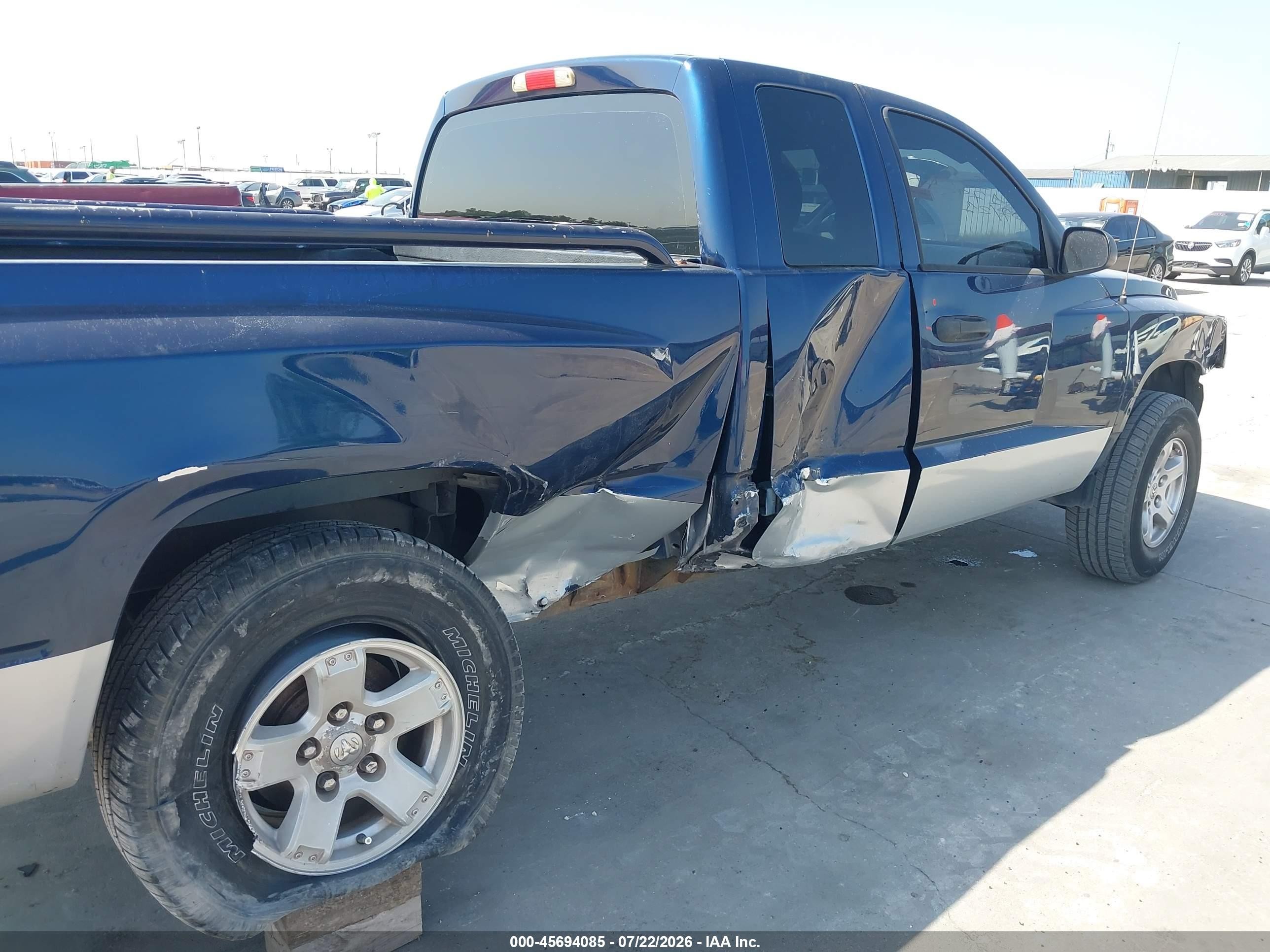2006 Dodge Dakota Slt Blue vin: 1D7HE42K36S717957