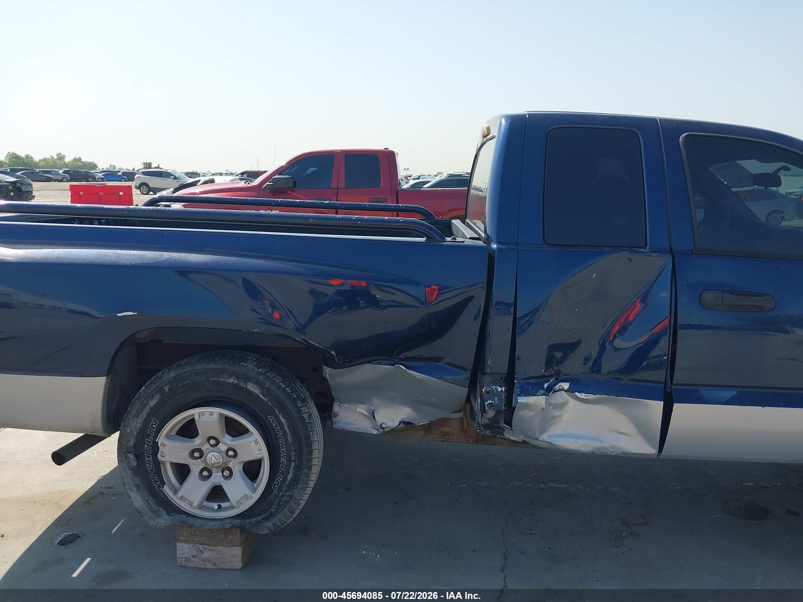 2006 Dodge Dakota Slt Blue vin: 1D7HE42K36S717957