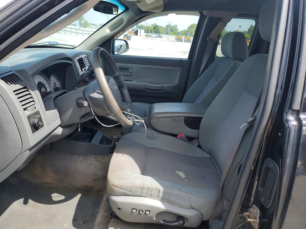 2005 Dodge Dakota Slt Черный vin: 1D7HE42K45S214906