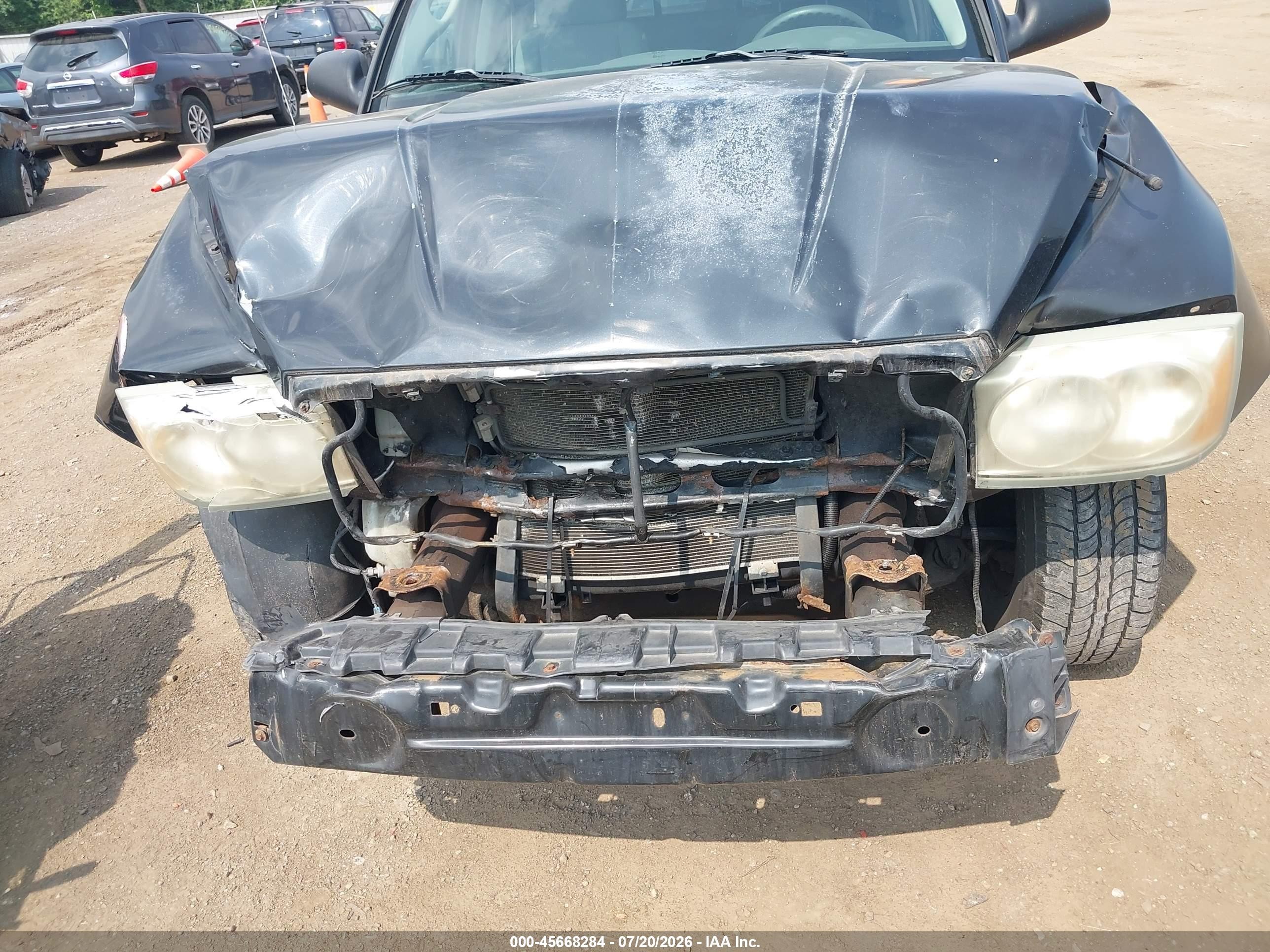 2007 Dodge Dakota Slt Черный vin: 1D7HE42K67S162018
