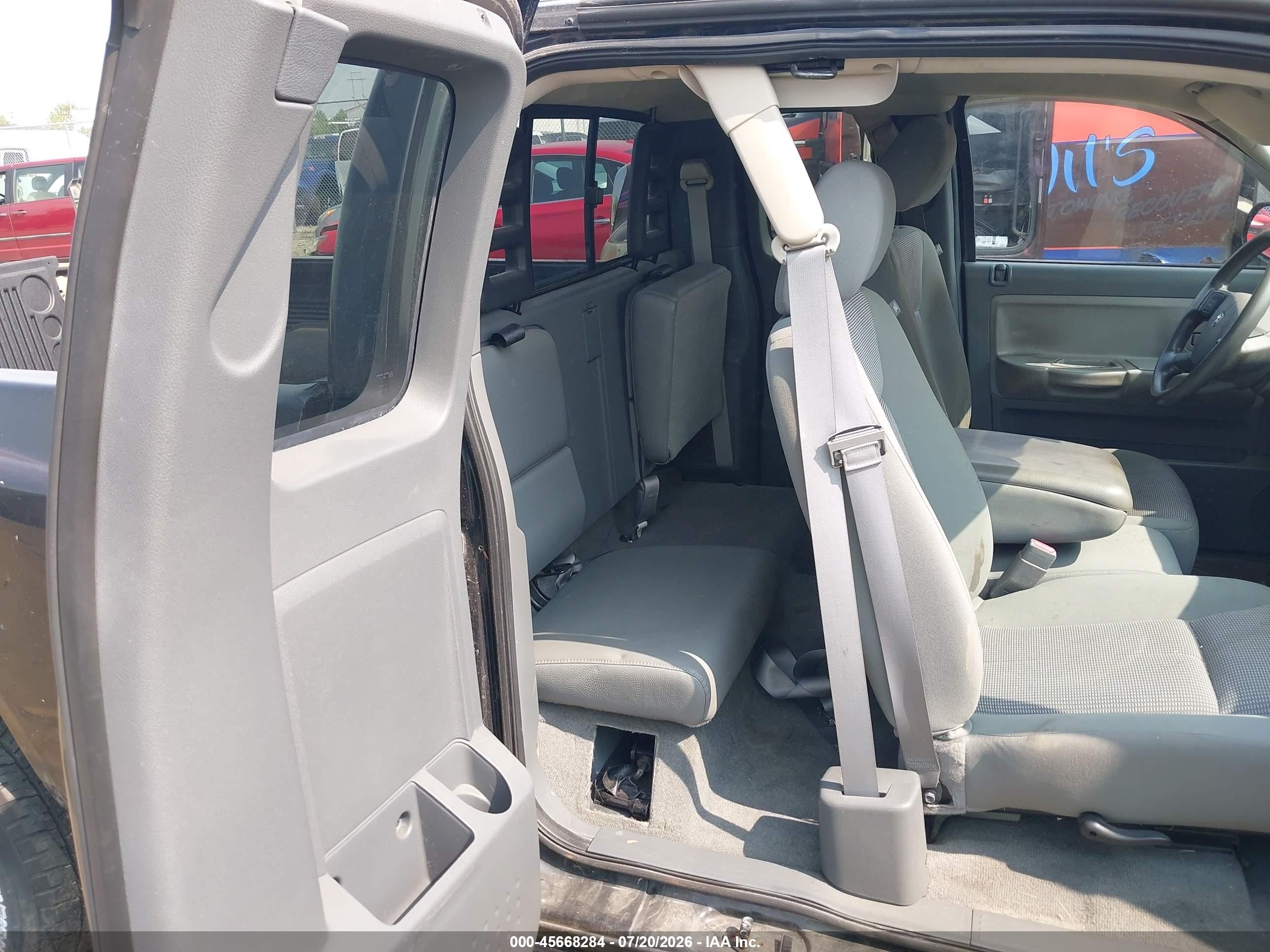 2007 Dodge Dakota Slt Черный vin: 1D7HE42K67S162018