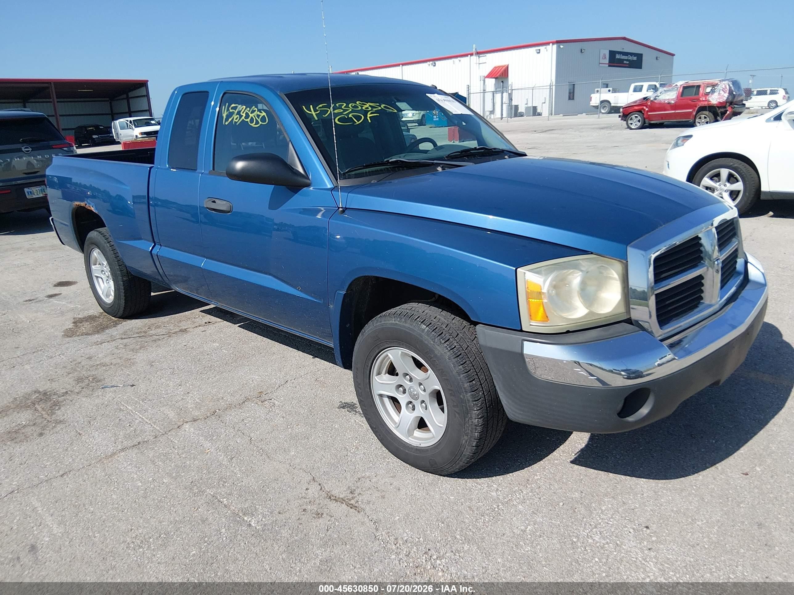 2005 Dodge Dakota Slt Blue vin: 1D7HE42K75S147606
