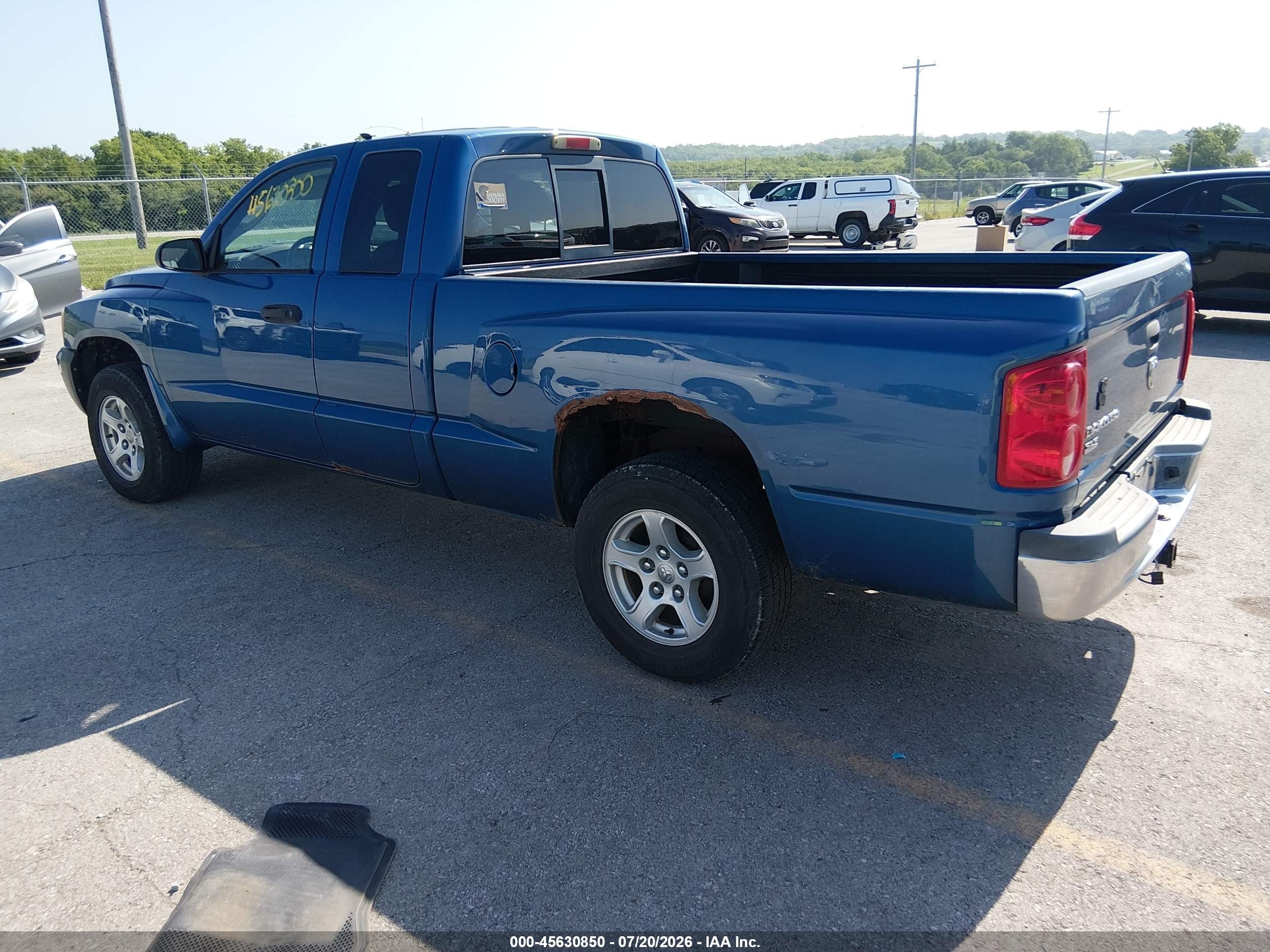 2005 Dodge Dakota Slt Blue vin: 1D7HE42K75S147606