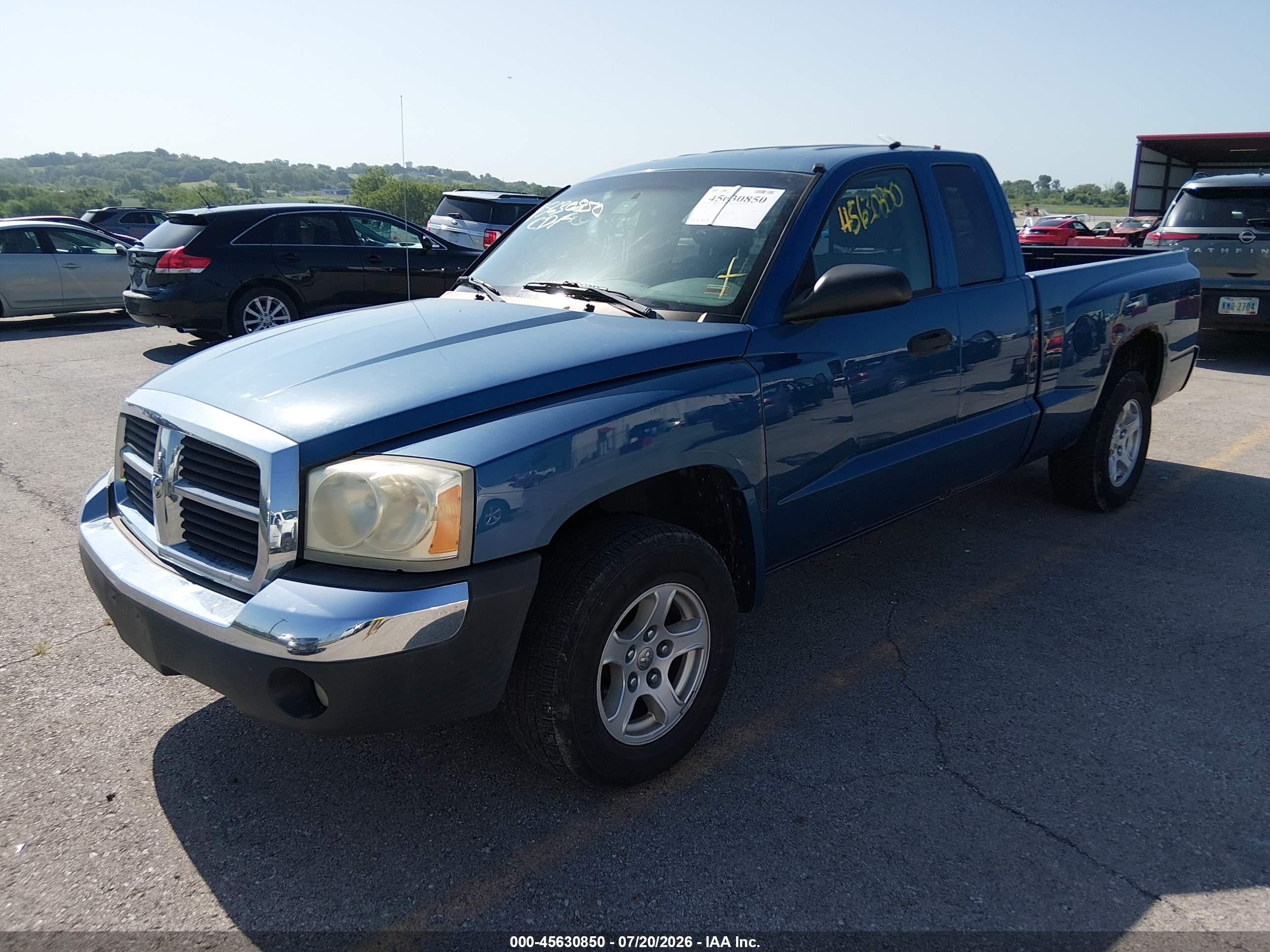 2005 Dodge Dakota Slt Blue vin: 1D7HE42K75S147606