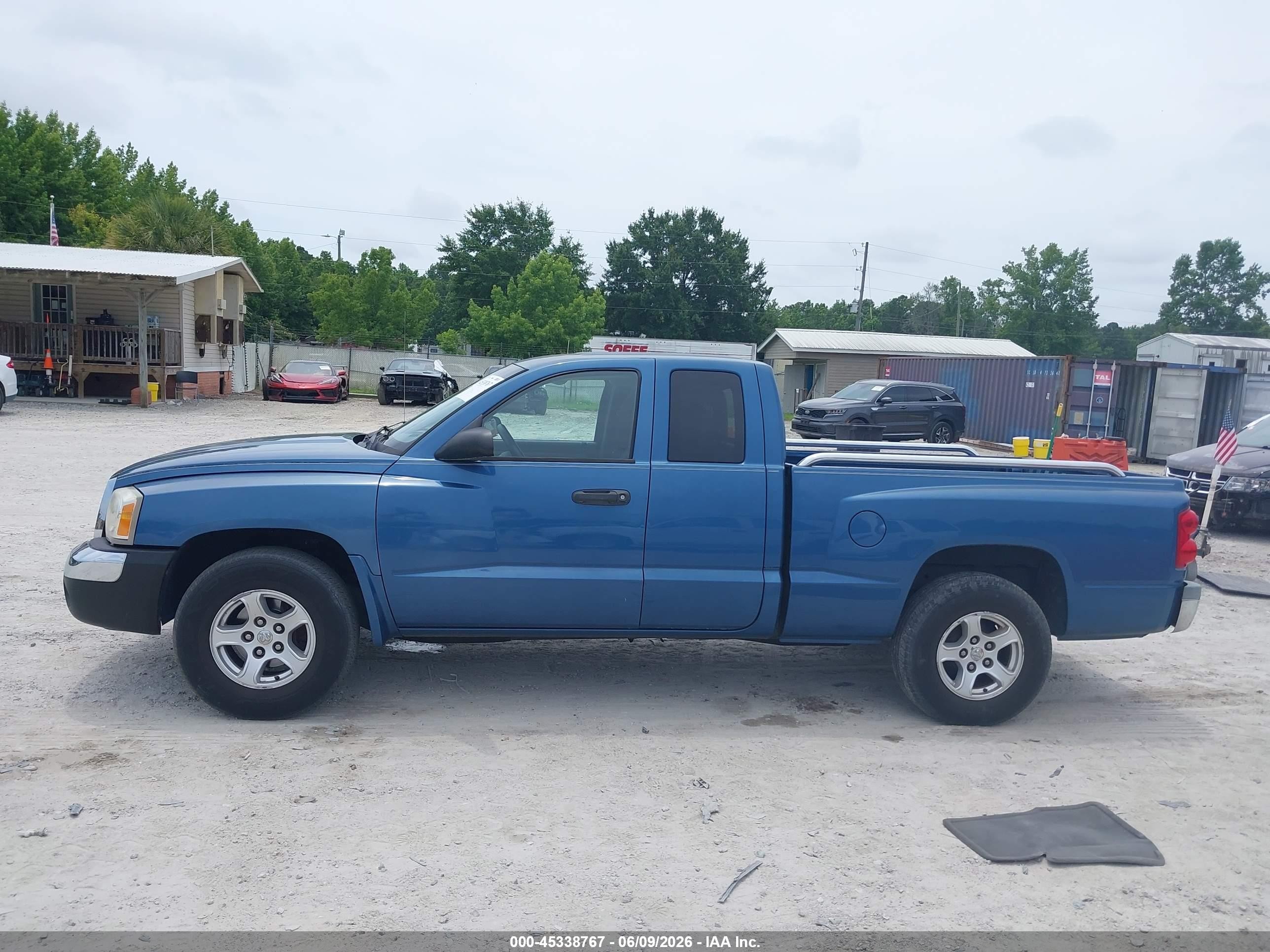 2005 Dodge Dakota Slt Blue vin: 1D7HE42K75S180539