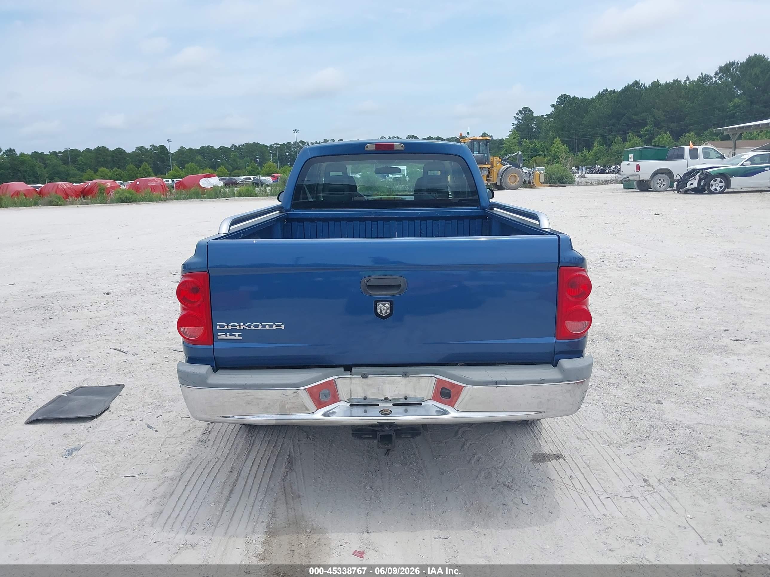 2005 Dodge Dakota Slt Blue vin: 1D7HE42K75S180539