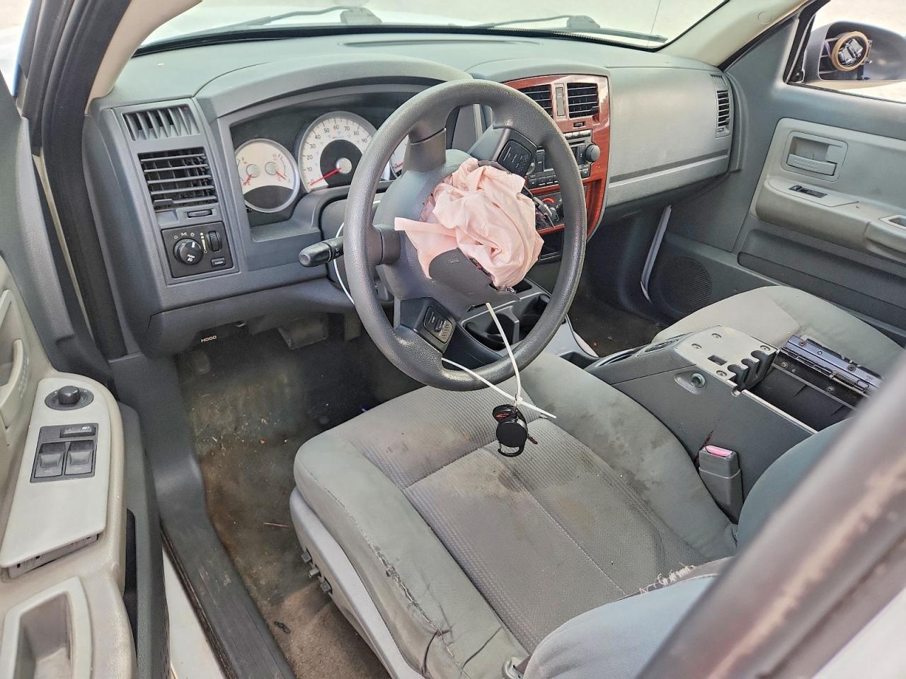 2005 Dodge Dakota Slt White vin: 1D7HE42K75S309248