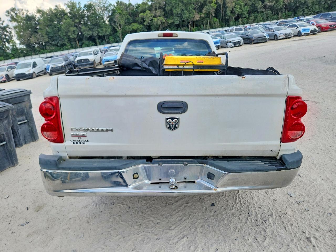 2005 Dodge Dakota Slt White vin: 1D7HE42K75S309248