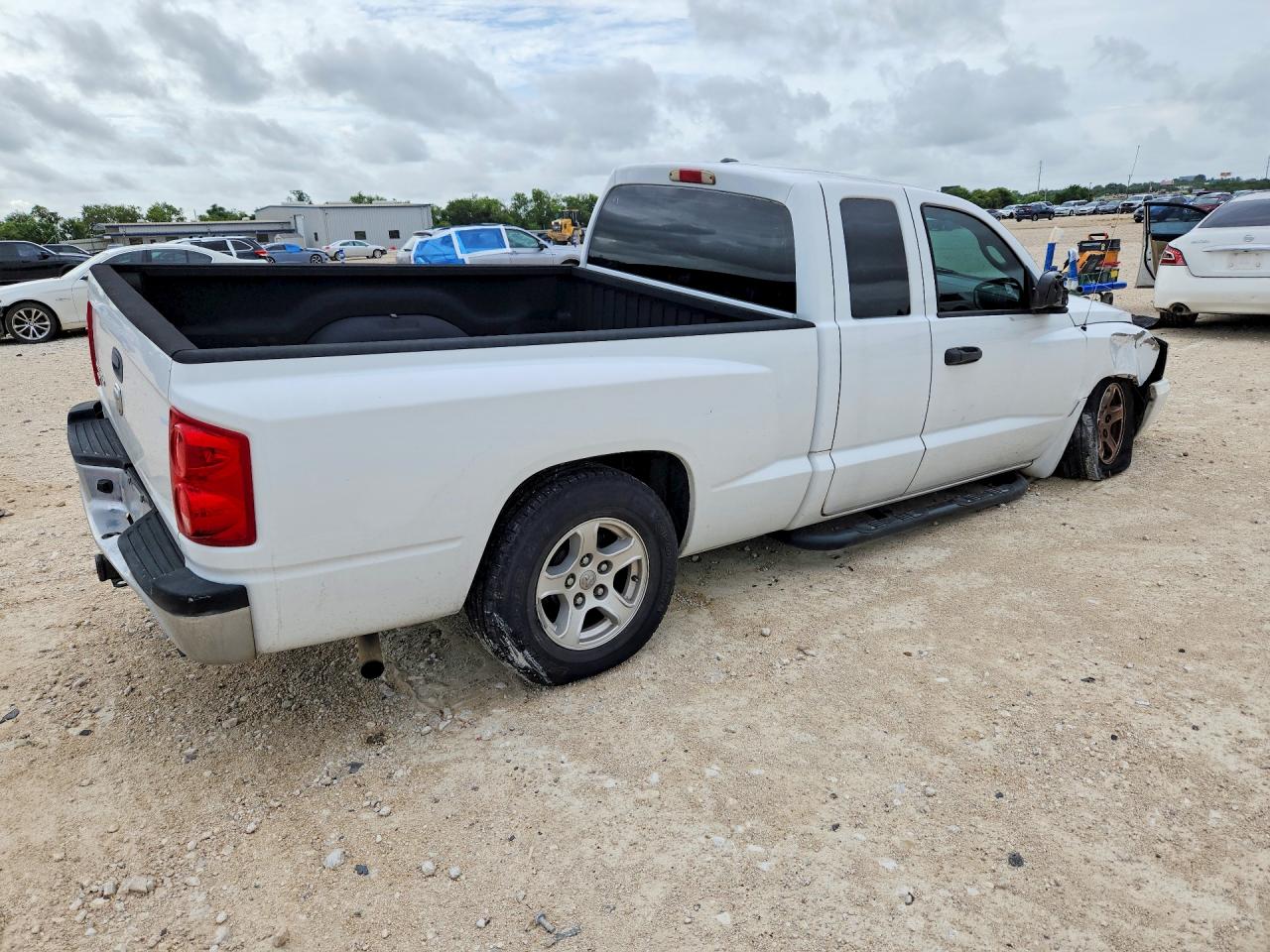 2006 Dodge Dakota Slt White vin: 1D7HE42K76S711949