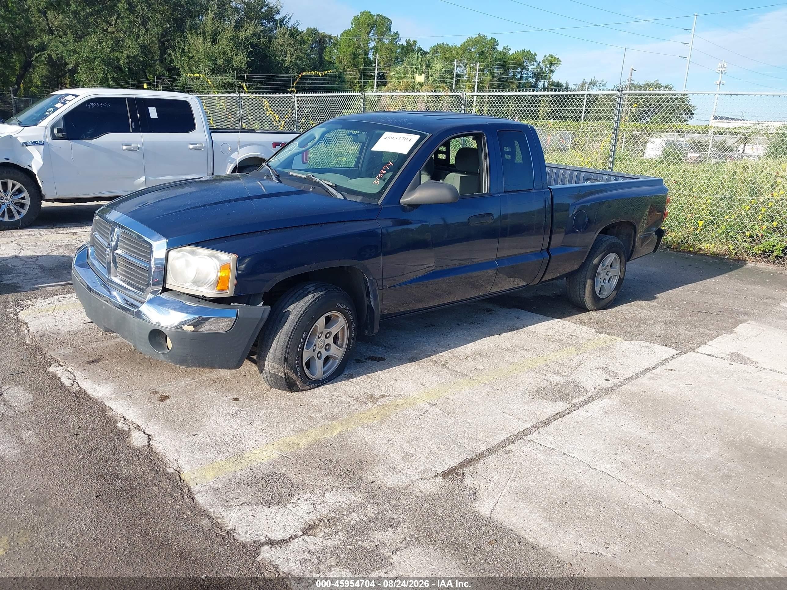 2005 Dodge Dakota Slt Blue vin: 1D7HE42K85S313874