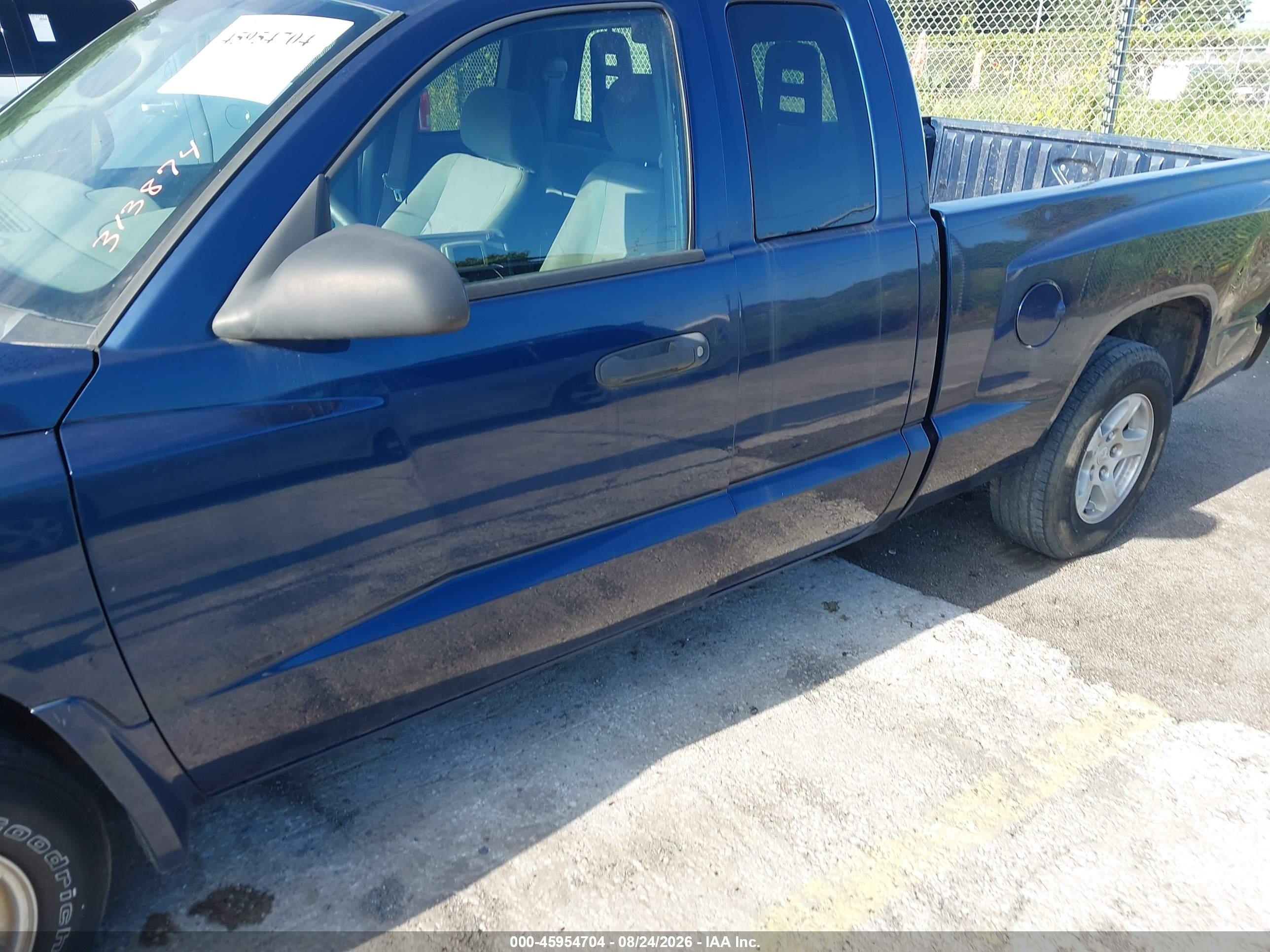 2005 Dodge Dakota Slt Blue vin: 1D7HE42K85S313874
