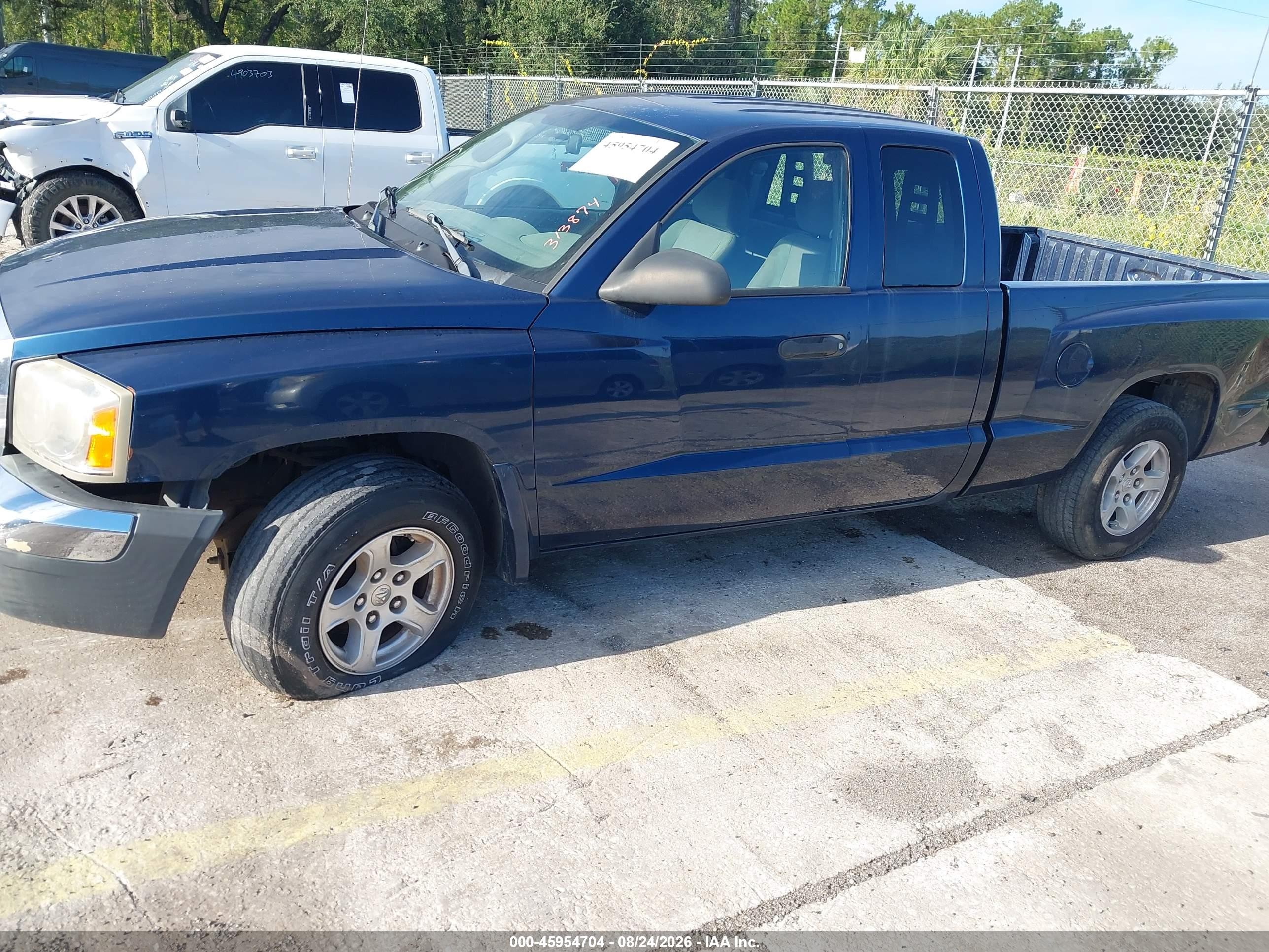 2005 Dodge Dakota Slt Blue vin: 1D7HE42K85S313874