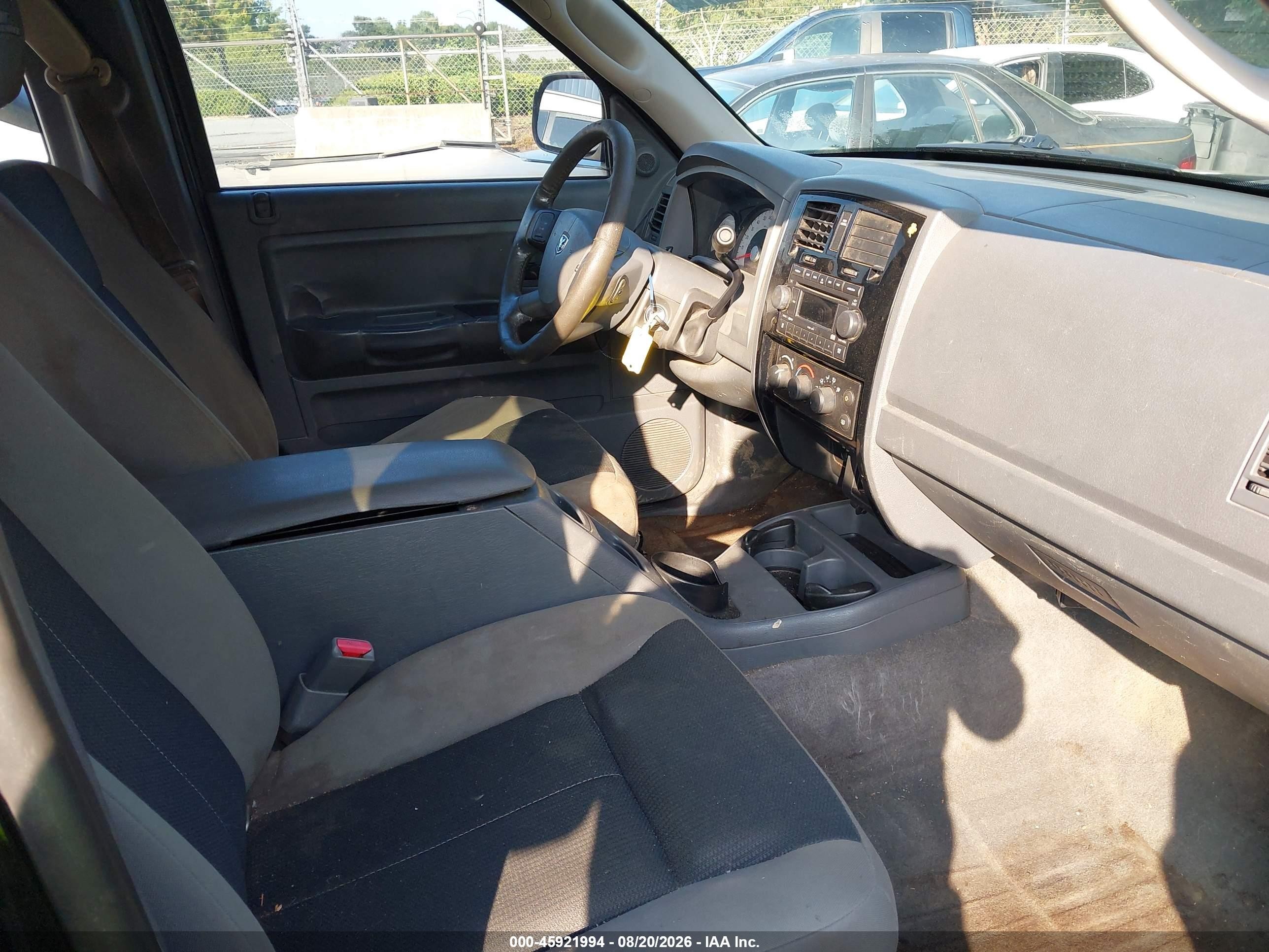 2006 Dodge Dakota Slt Black vin: 1D7HE42K86S674765