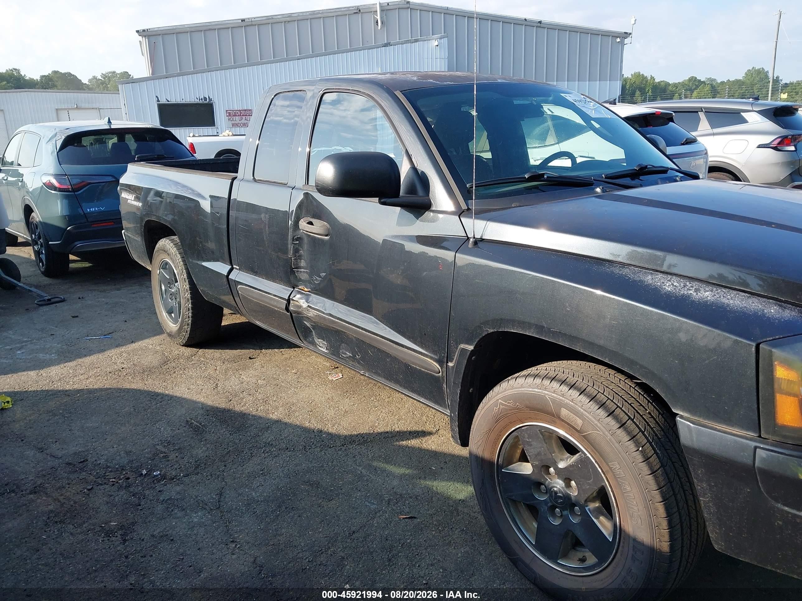 2006 Dodge Dakota Slt Black vin: 1D7HE42K86S674765