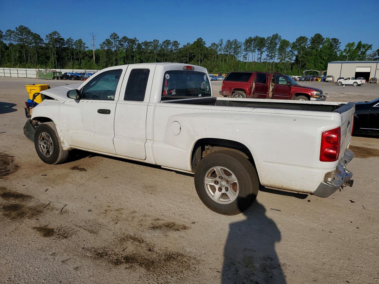 2005 Dodge Dakota Slt Белый vin: 1D7HE42K95S251000