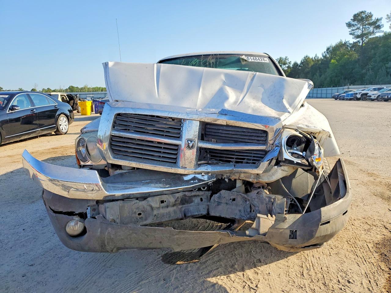 2005 Dodge Dakota Slt Белый vin: 1D7HE42K95S251000