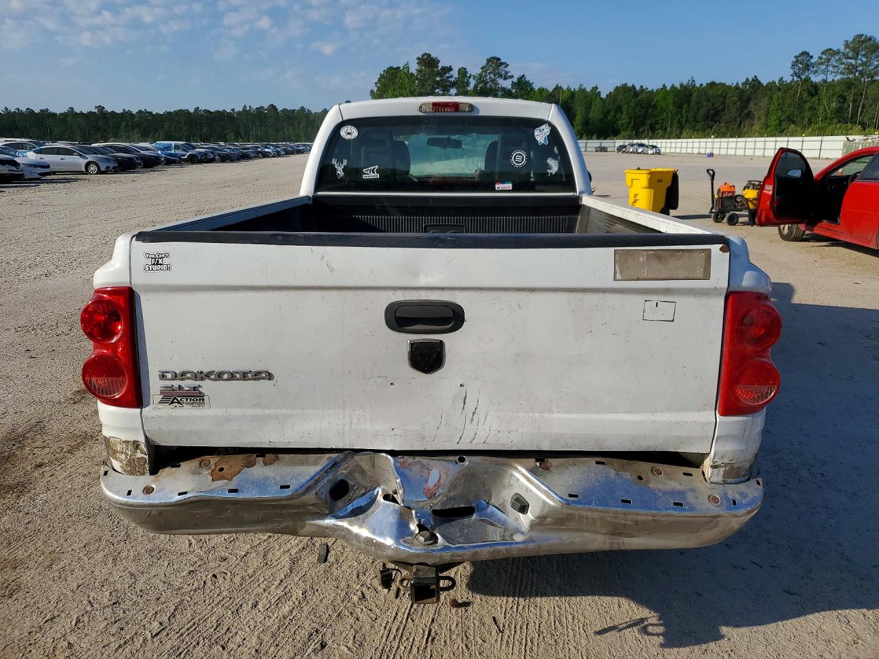 2005 Dodge Dakota Slt Белый vin: 1D7HE42K95S251000