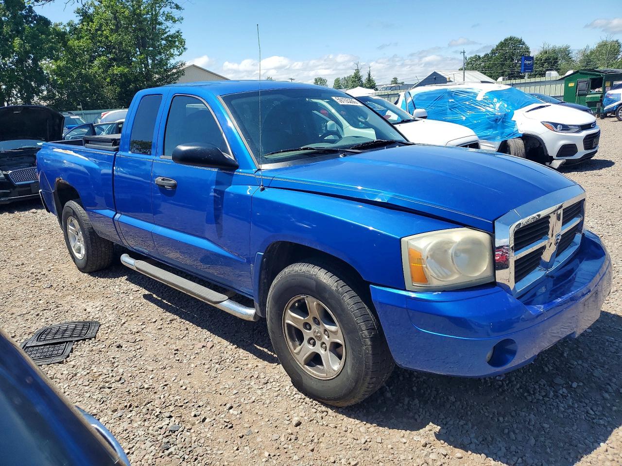 2007 Dodge Dakota Slt Blue vin: 1D7HE42K97S160067
