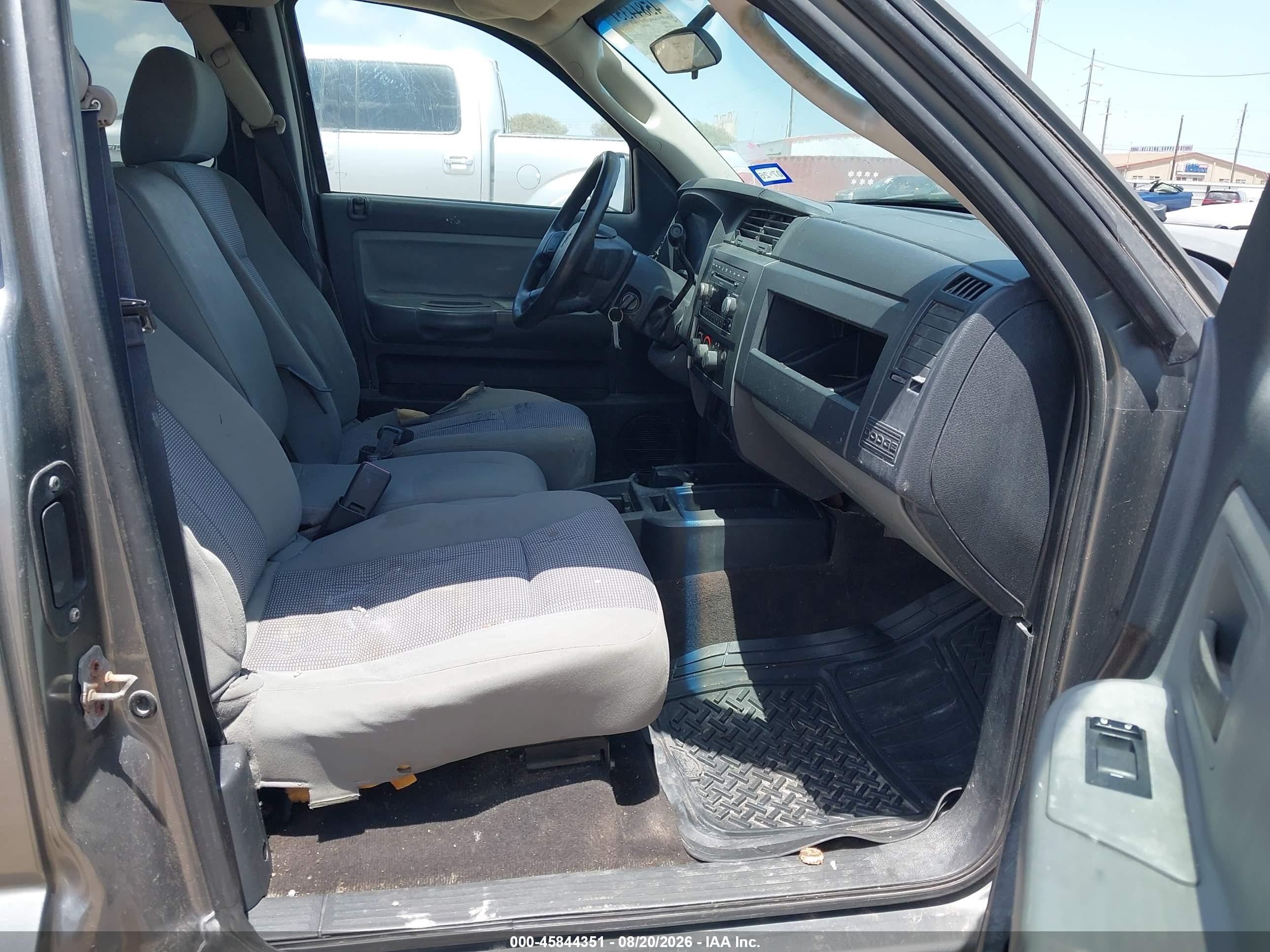 2008 Dodge Dakota Slt Gray vin: 1D7HE42K98S553939