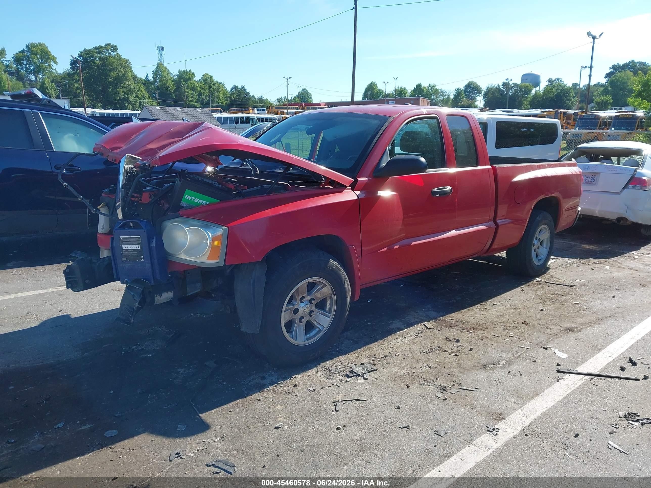 2005 Dodge Dakota Slt Red vin: 1D7HE42KX5S214988
