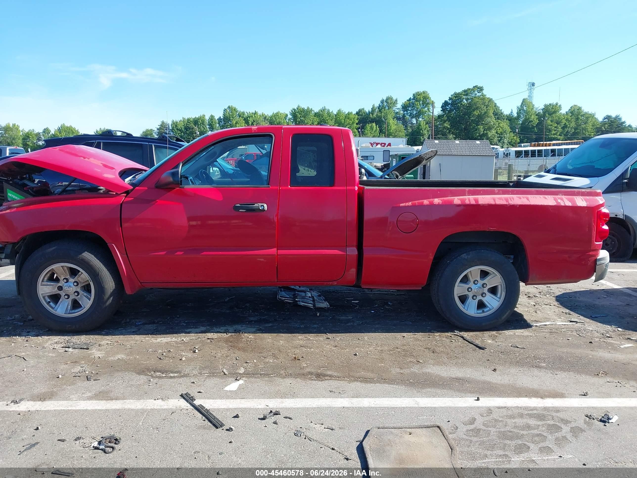 2005 Dodge Dakota Slt Red vin: 1D7HE42KX5S214988