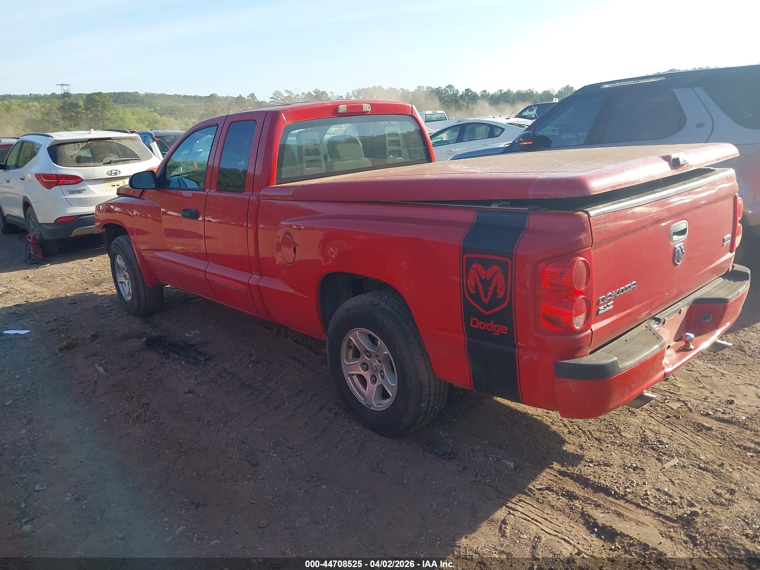 2005 Dodge Dakota Slt Red vin: 1D7HE42N35S252153