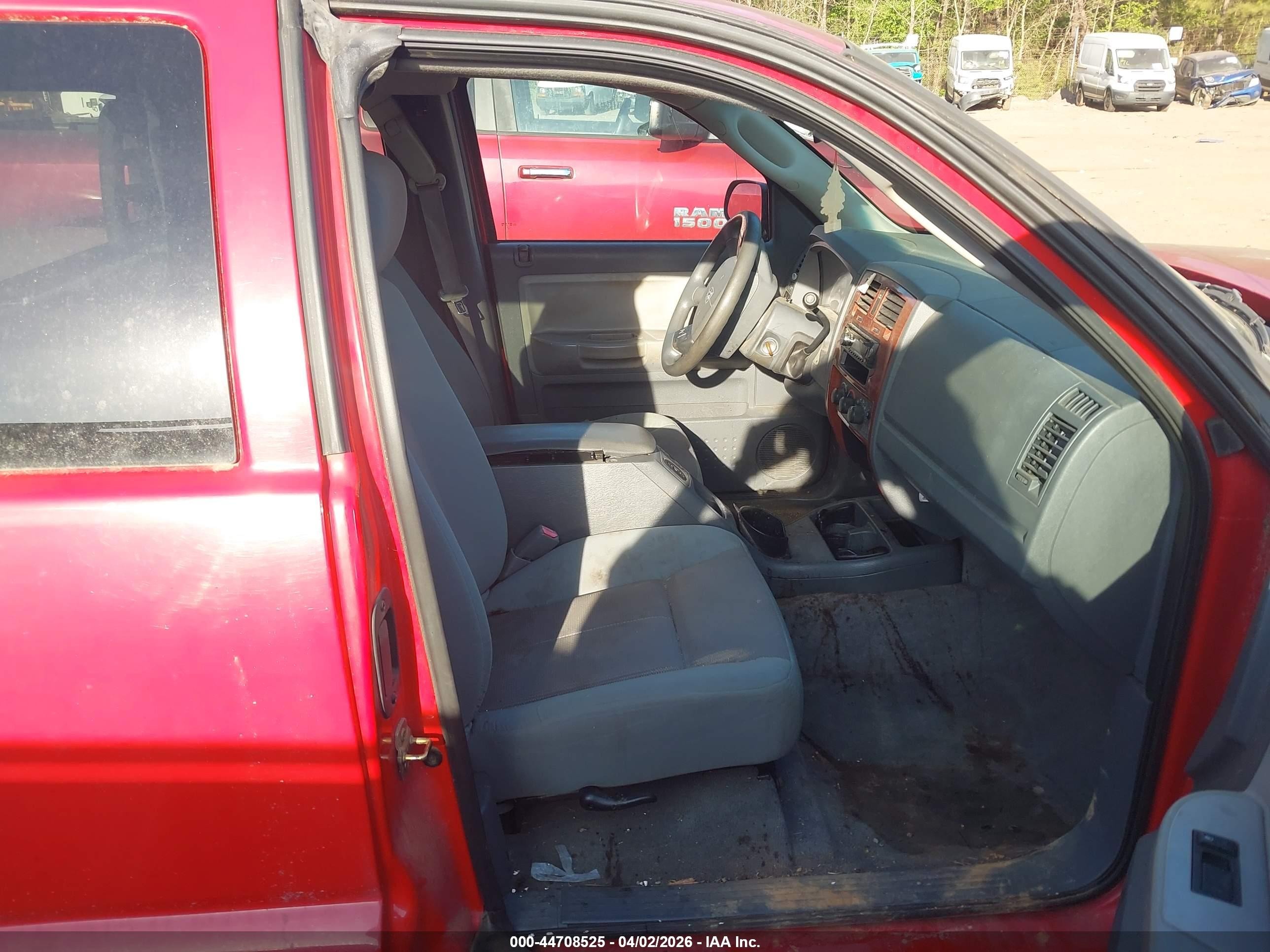 2005 Dodge Dakota Slt Red vin: 1D7HE42N35S252153