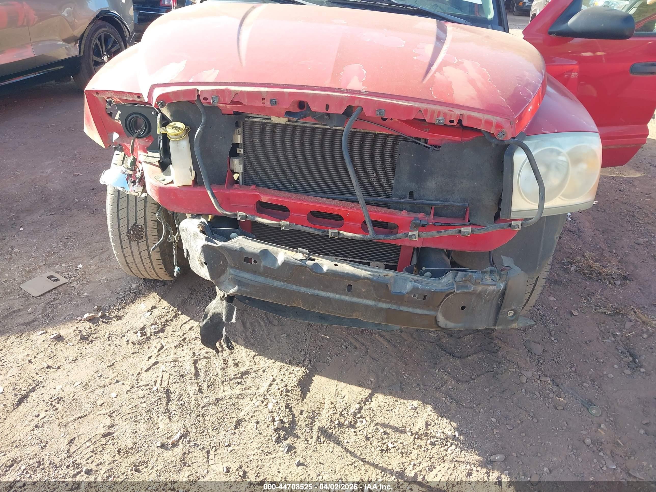 2005 Dodge Dakota Slt Red vin: 1D7HE42N35S252153