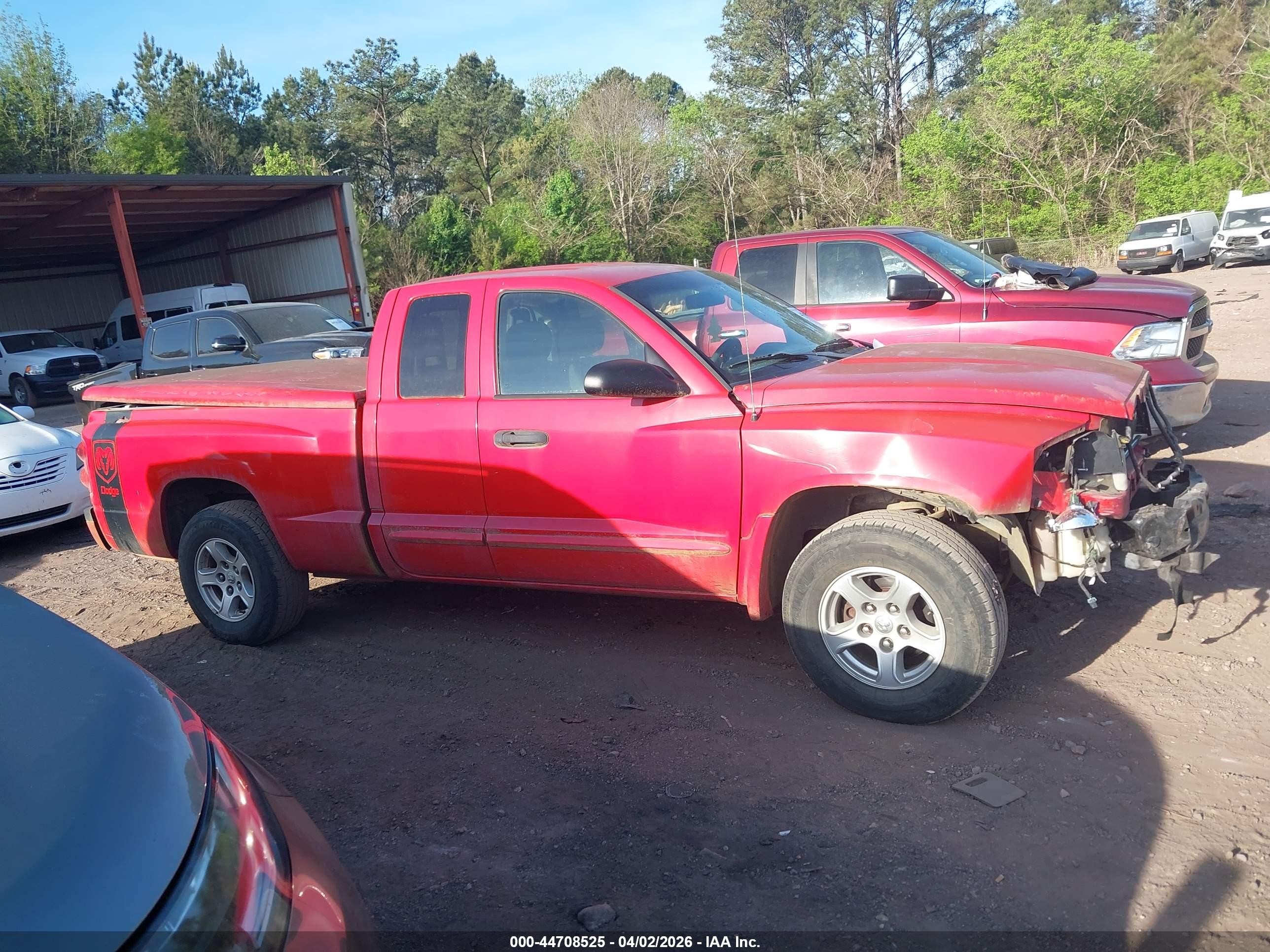 2005 Dodge Dakota Slt Red vin: 1D7HE42N35S252153