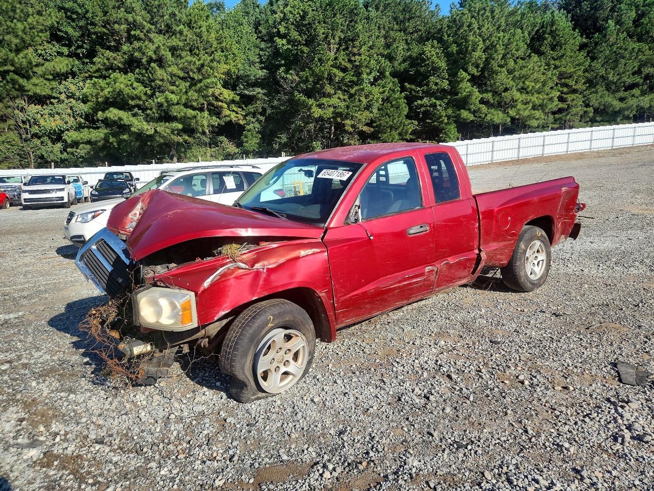 2006 Dodge Dakota Slt Maroon vin: 1D7HE42N96S643681