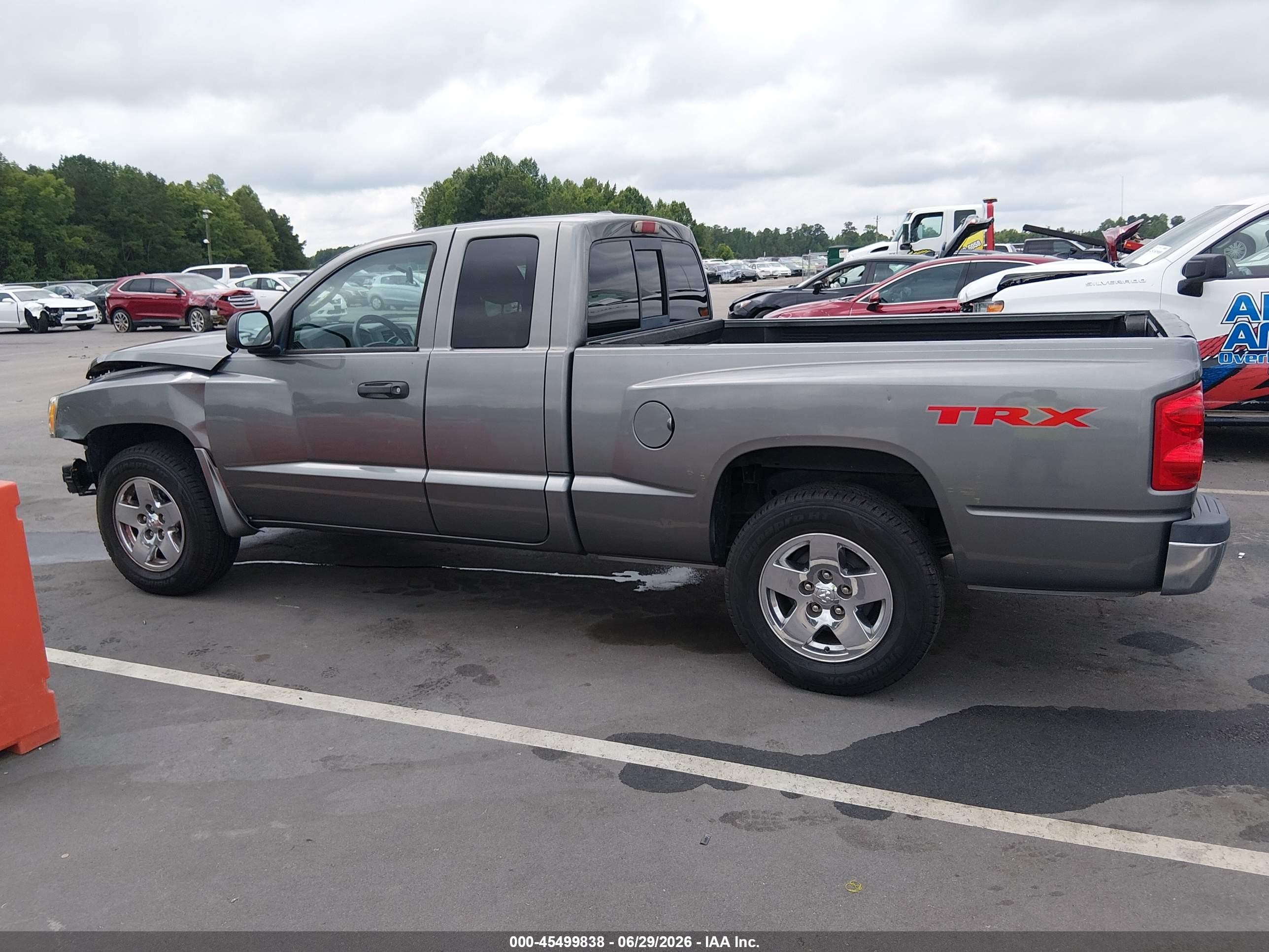 2006 Dodge Dakota Slt Gray vin: 1D7HE42NX6S639431