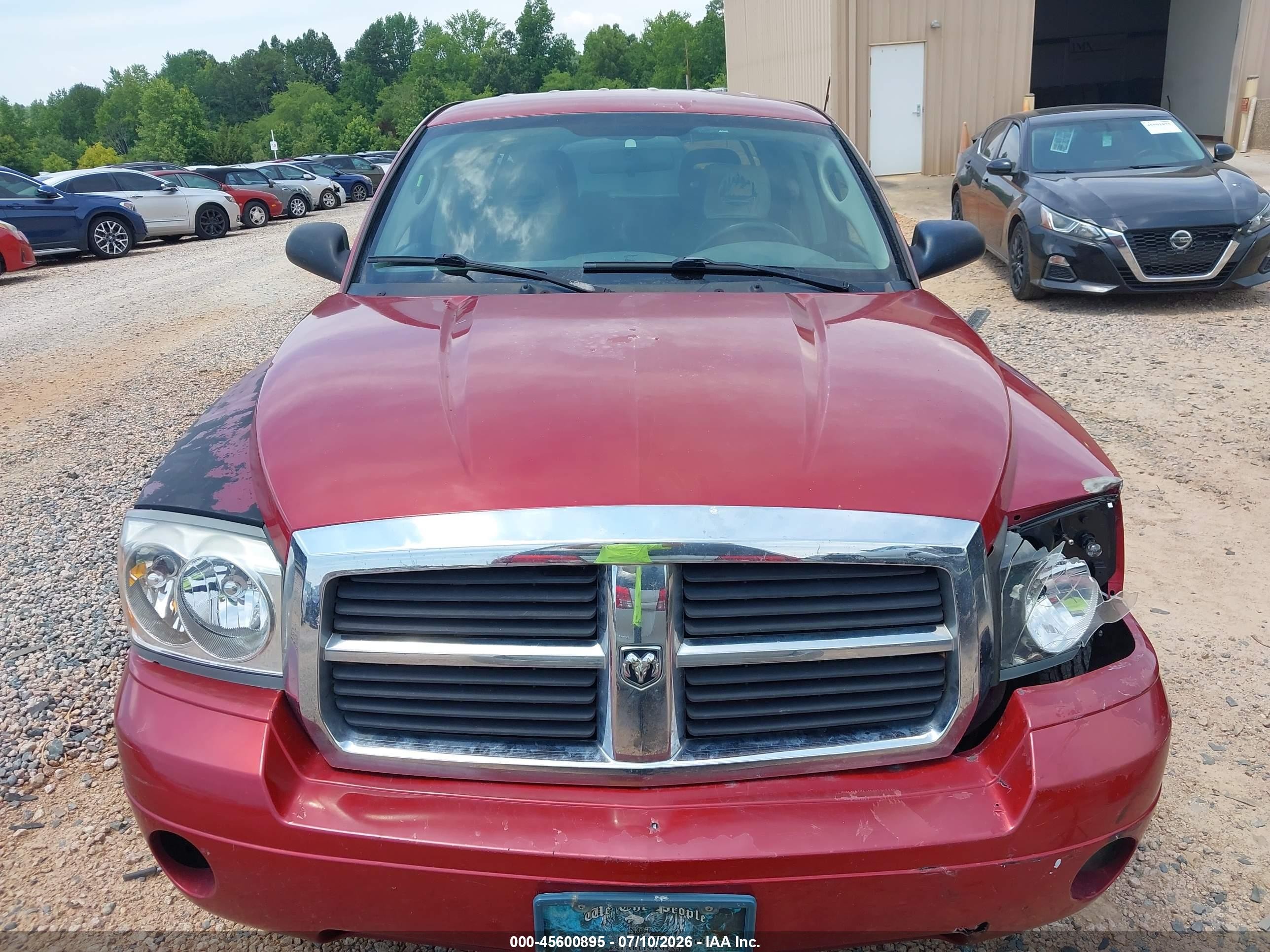 2006 Dodge Dakota Slt Red vin: 1D7HE48JX6S503997