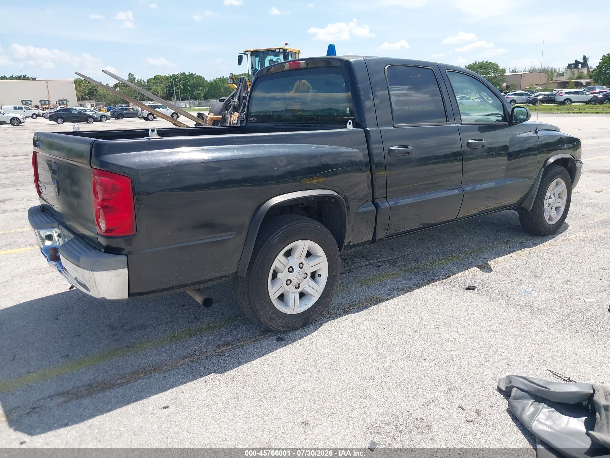2005 Dodge Dakota Slt Black vin: 1D7HE48K25S181735