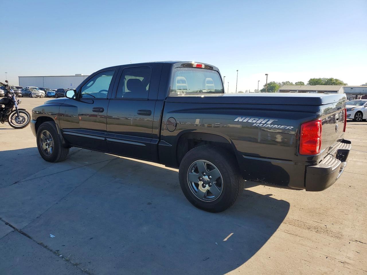 2006 Dodge Dakota Quad Slt Black vin: 1D7HE48K26S687356