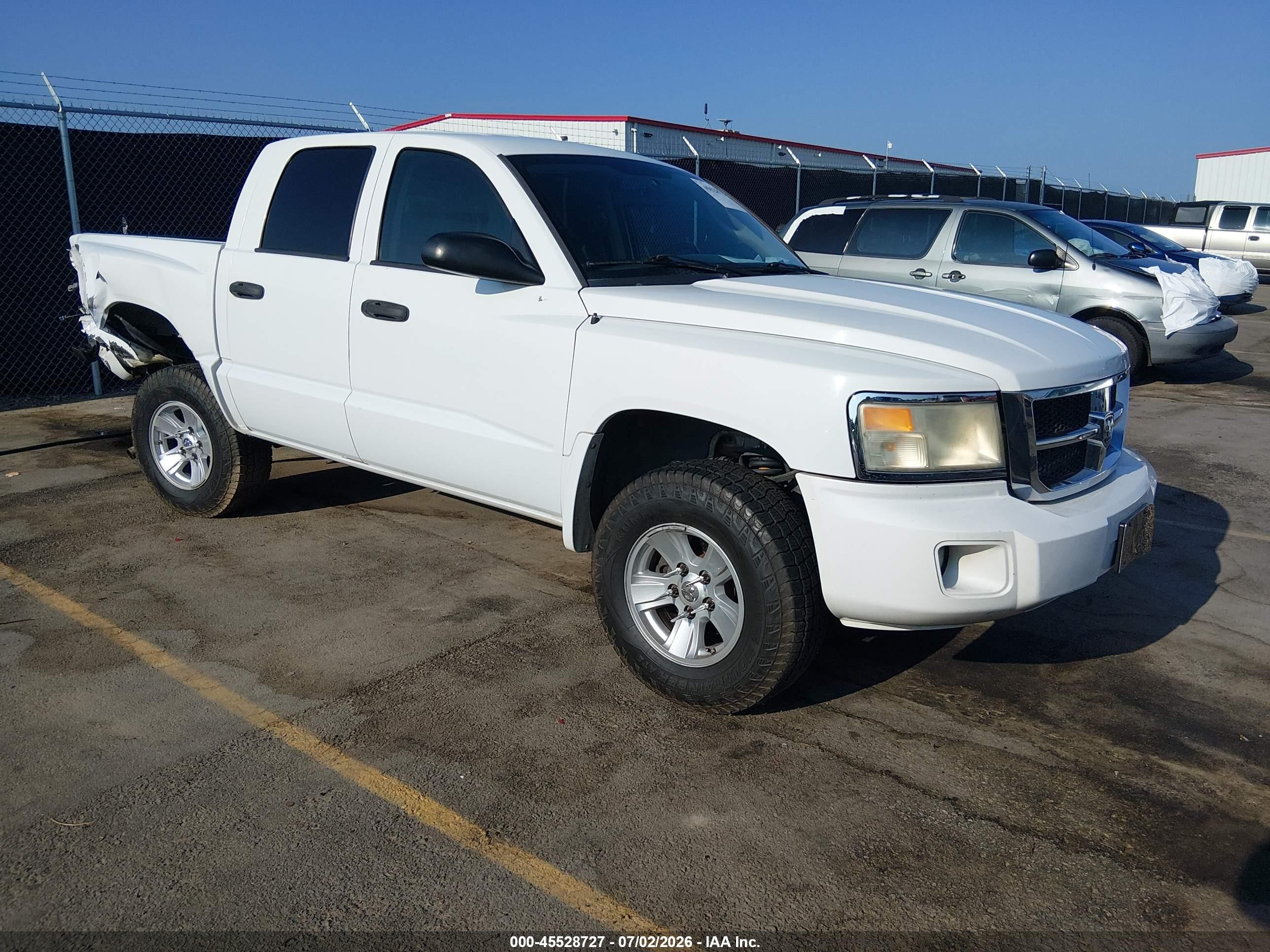 2008 Dodge Dakota Slt Белый vin: 1D7HE48K28S505769