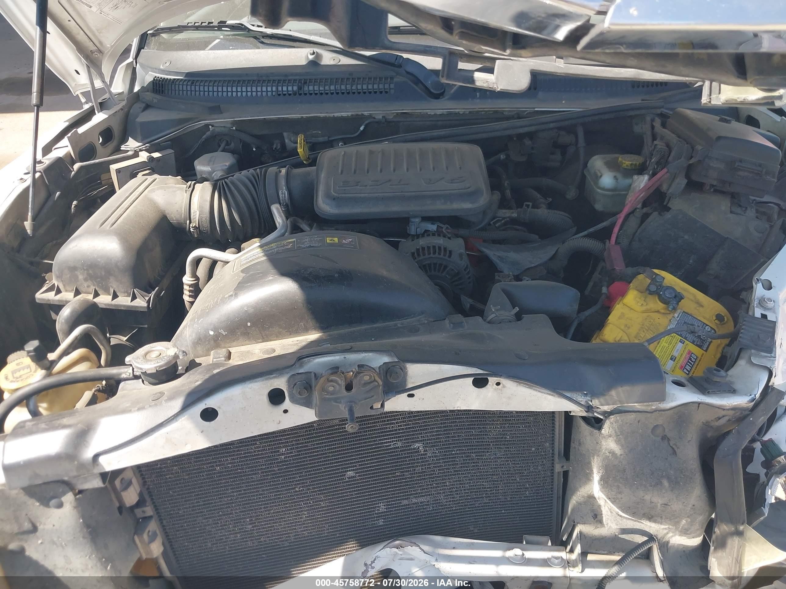 2005 Dodge Dakota Slt Белый vin: 1D7HE48K45S218803