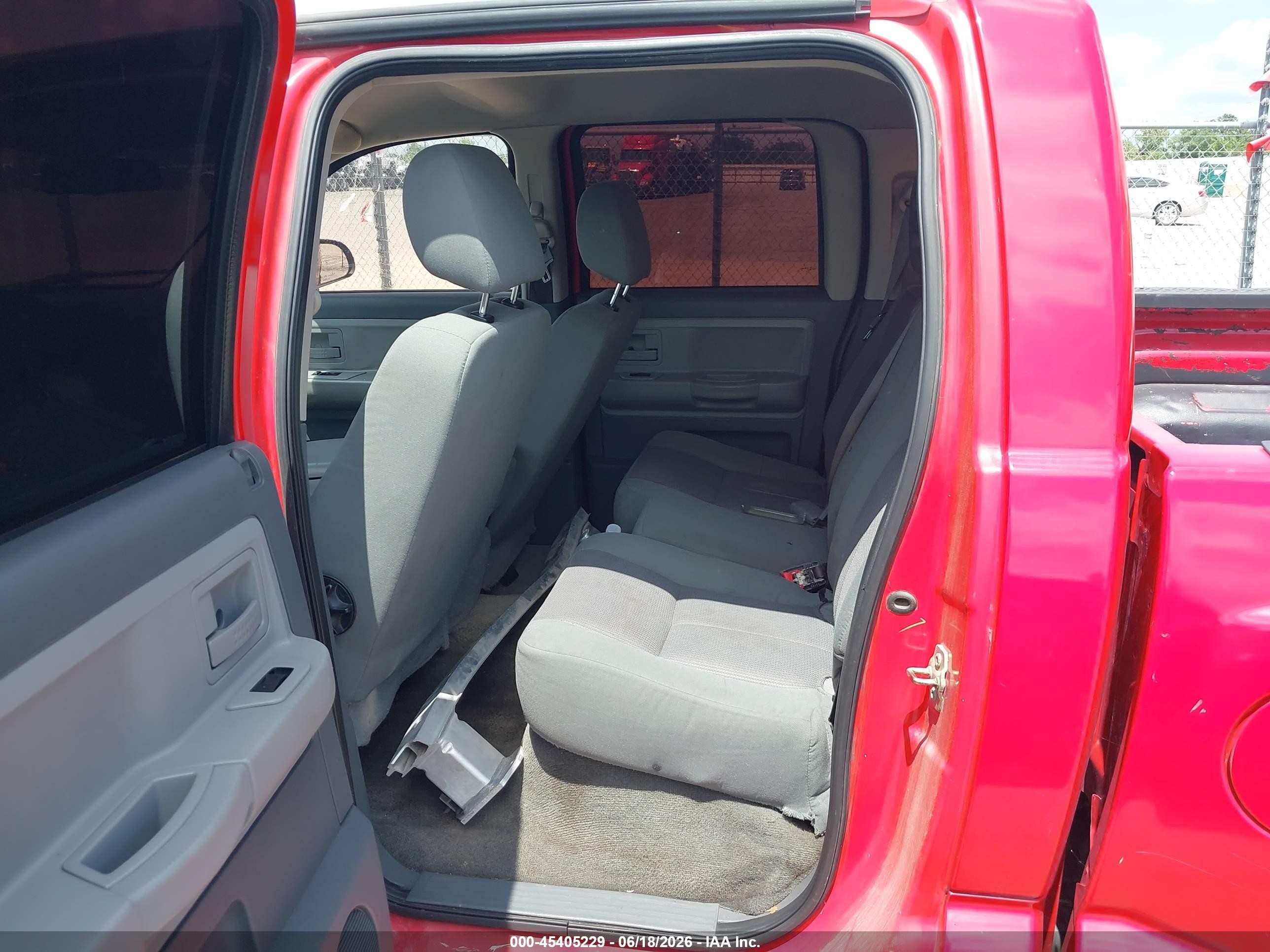 2005 Dodge Dakota Slt Red vin: 1D7HE48K45S330744
