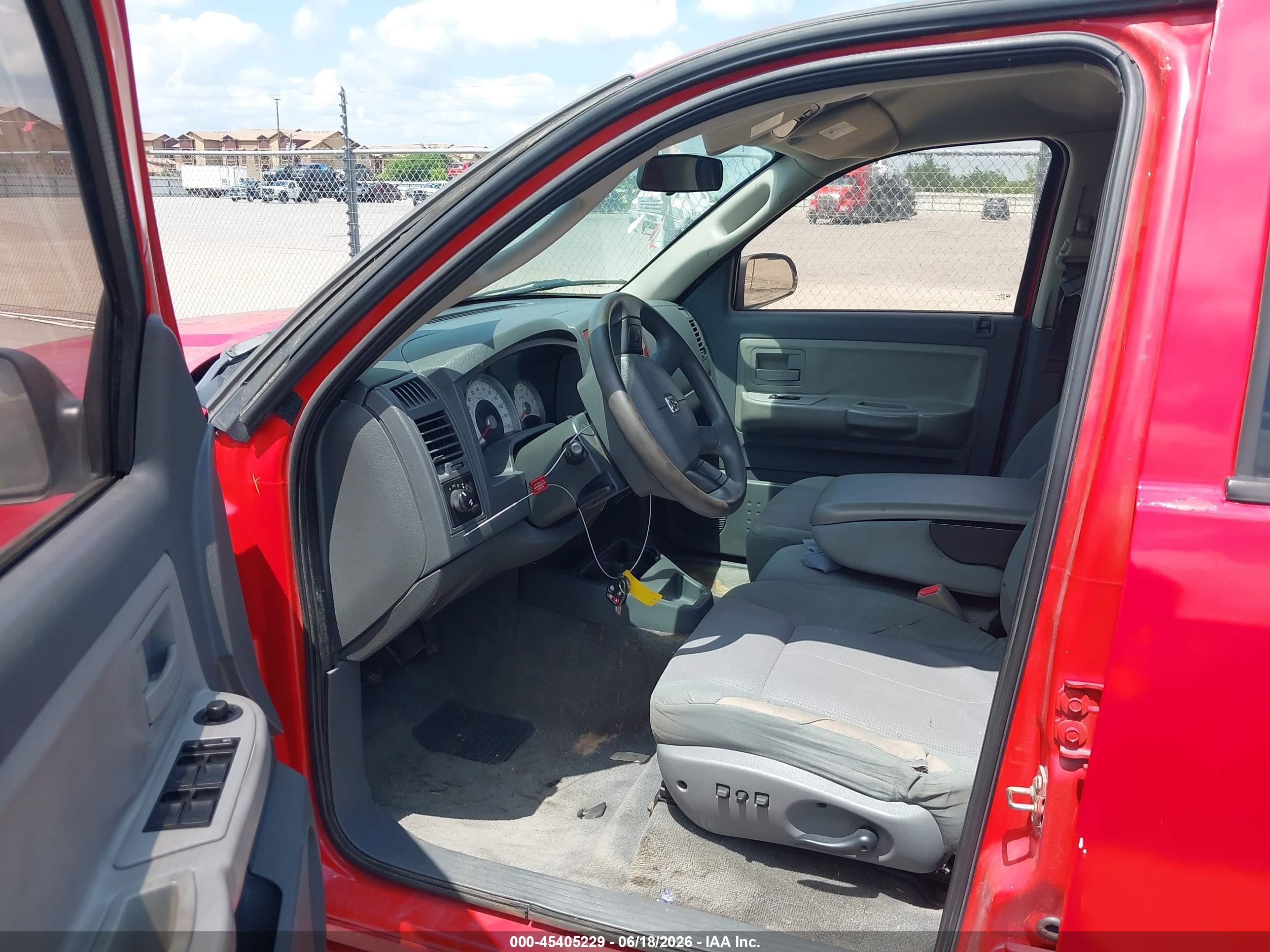 2005 Dodge Dakota Slt Red vin: 1D7HE48K45S330744