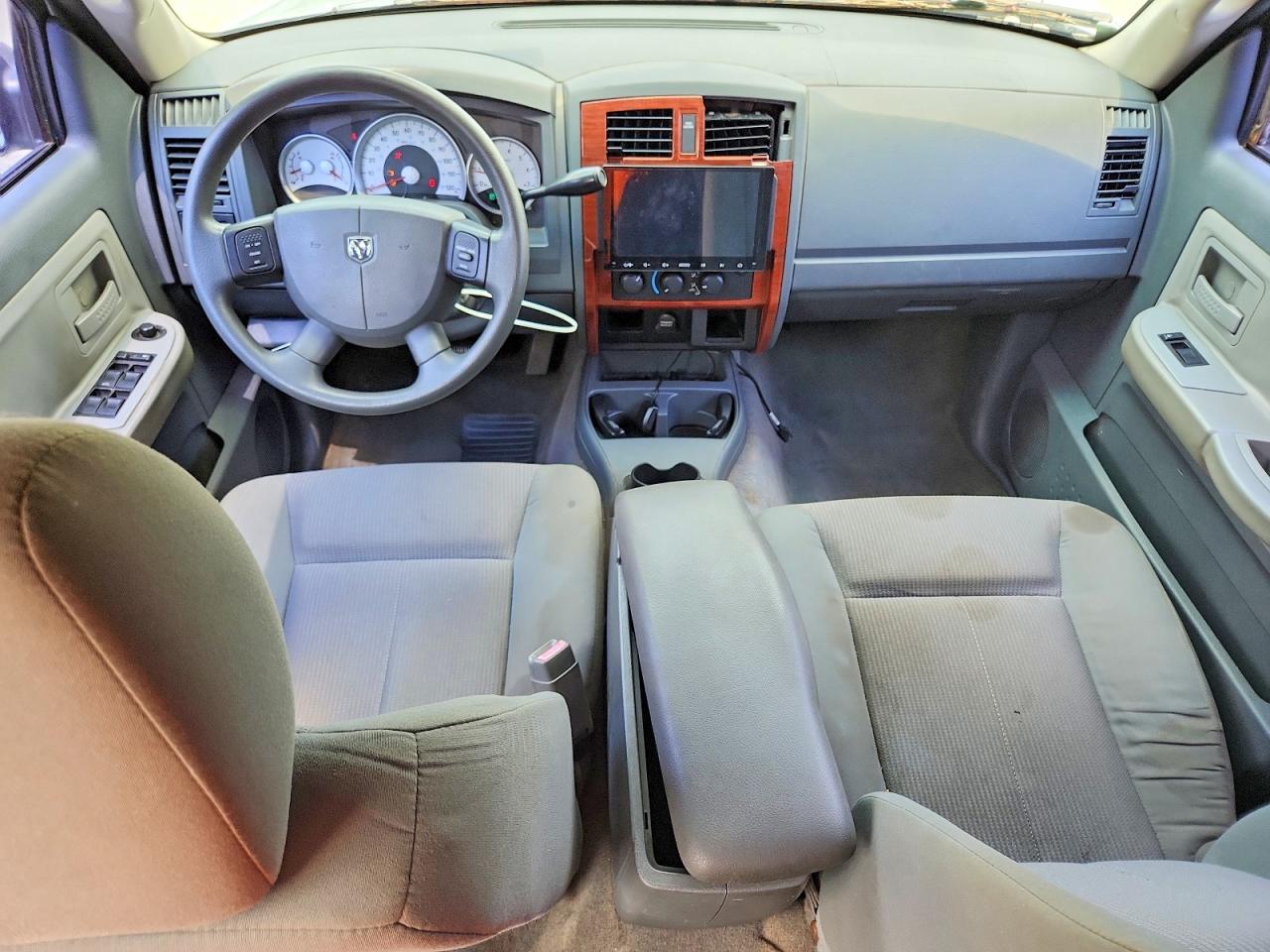 2005 Dodge Dakota Quad Slt Silver vin: 1D7HE48K45S353585
