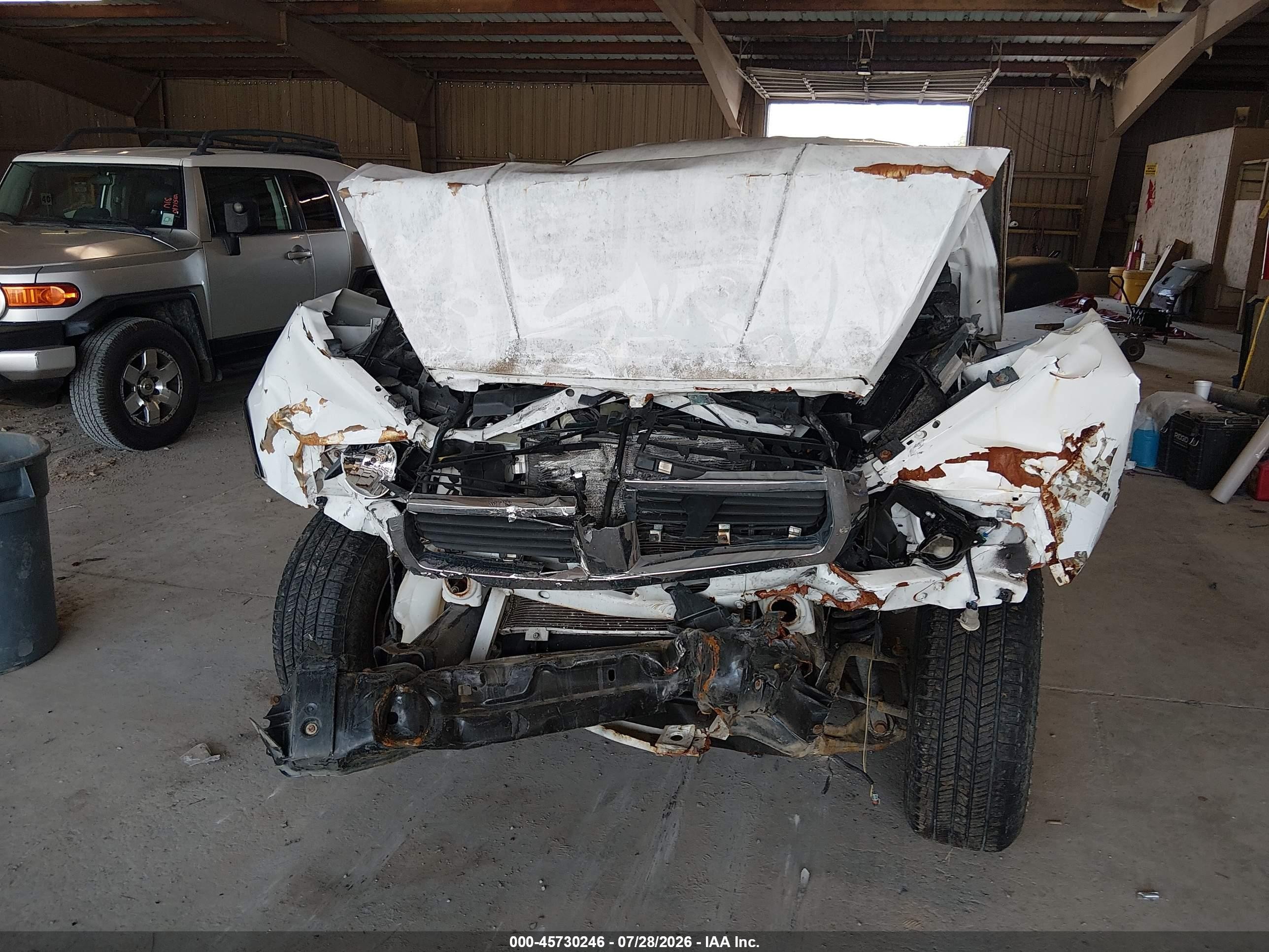 2006 Dodge Dakota Slt White vin: 1D7HE48K46S566280