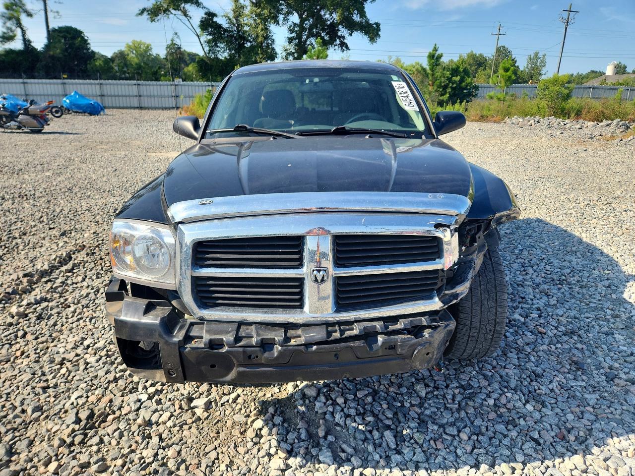 2007 Dodge Dakota Quad Slt Black vin: 1D7HE48K47S107896