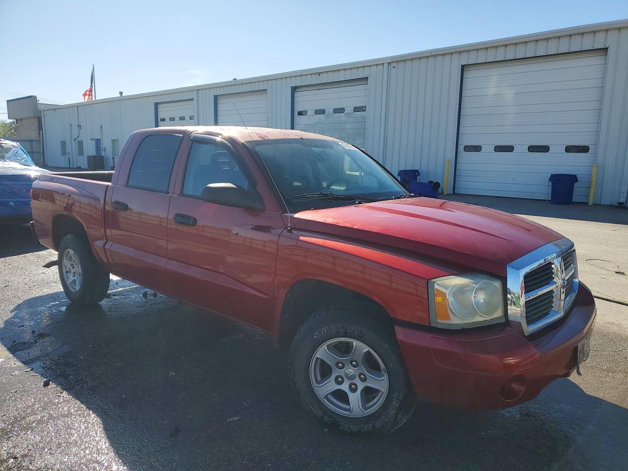 2007 Dodge Dakota Quad Slt Красный vin: 1D7HE48K57S117692
