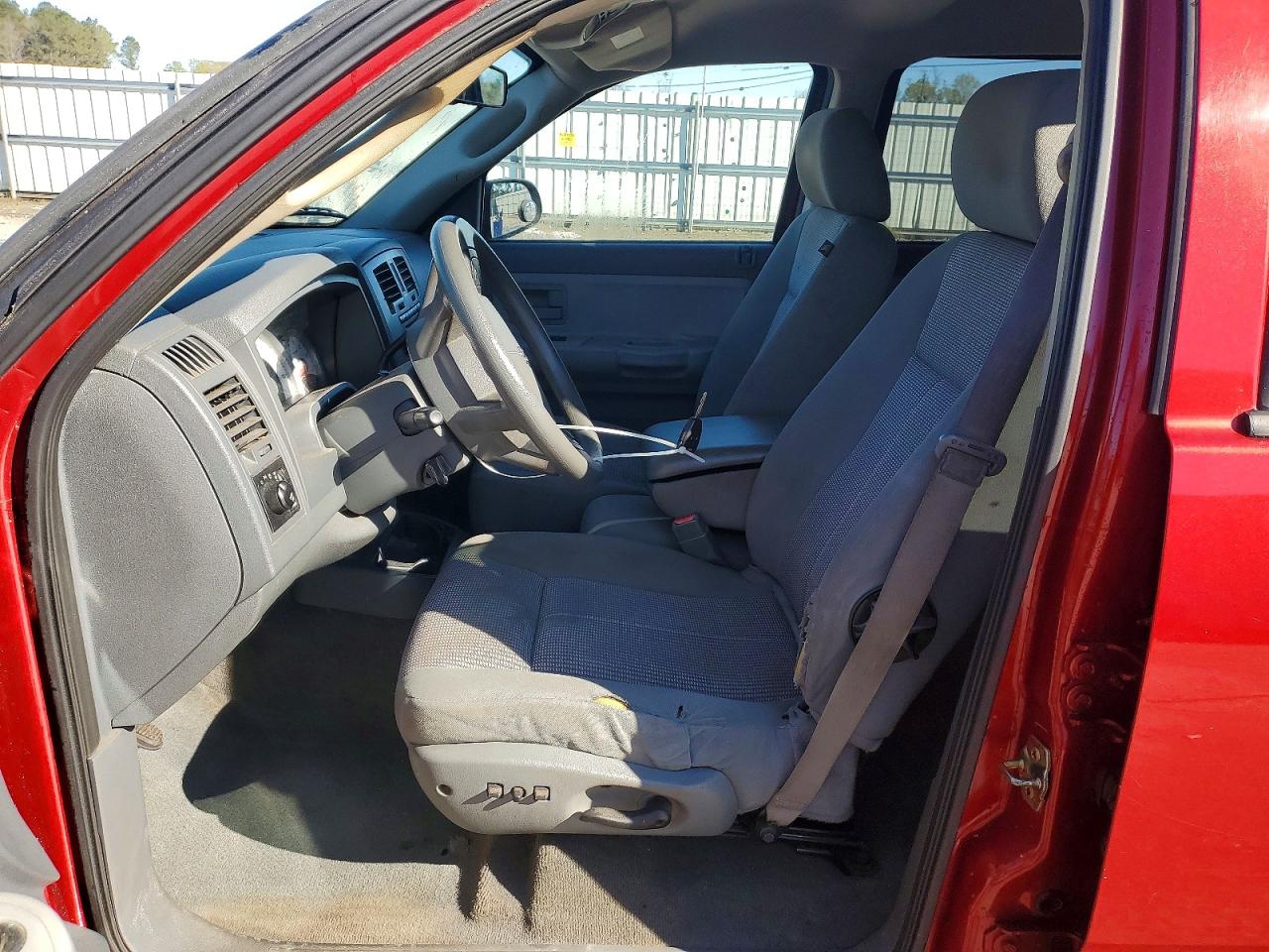 2007 Dodge Dakota Quad Slt Красный vin: 1D7HE48K57S117692