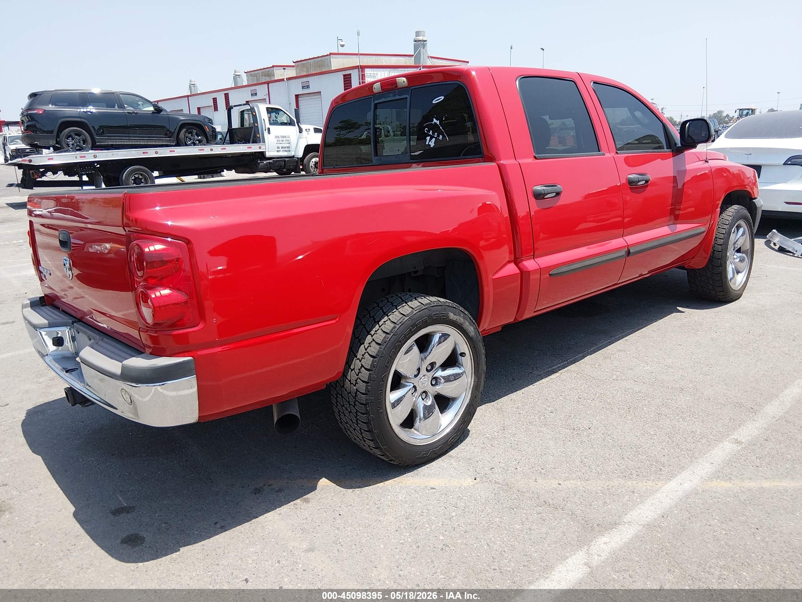 2005 Dodge Dakota Slt Красный vin: 1D7HE48K65S184475