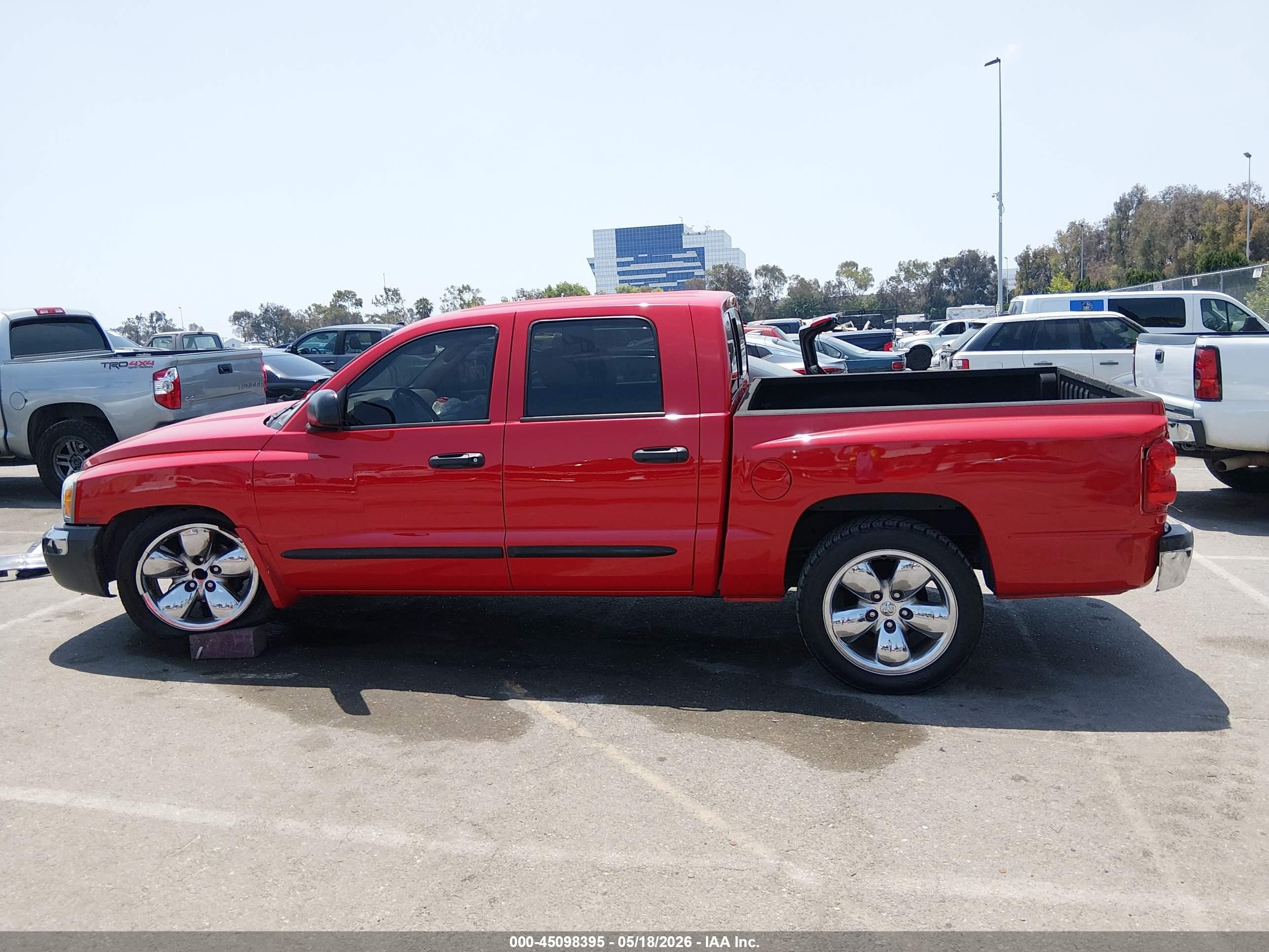 2005 Dodge Dakota Slt Красный vin: 1D7HE48K65S184475