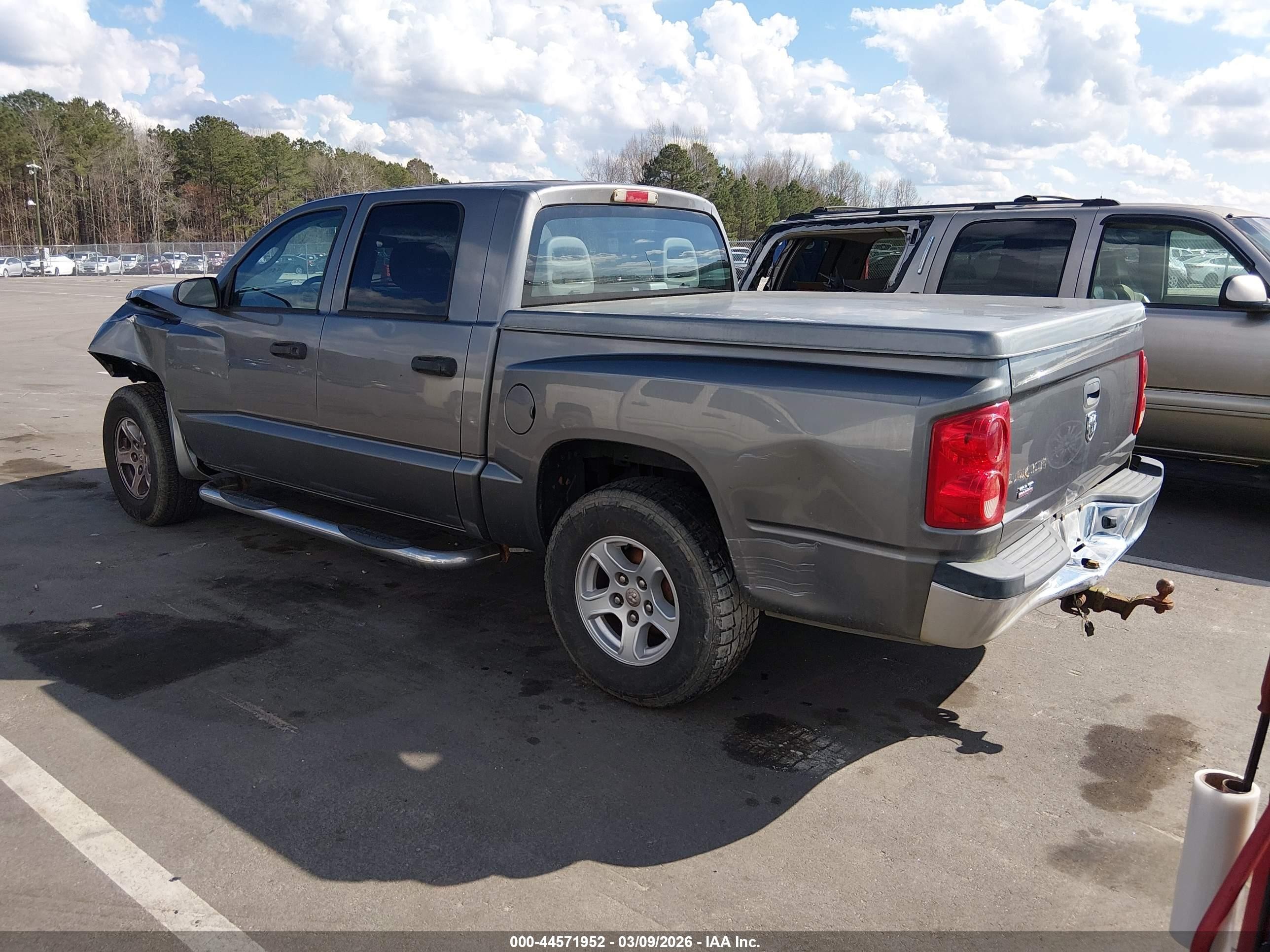 2005 Dodge Dakota Slt Gray vin: 1D7HE48K65S224134