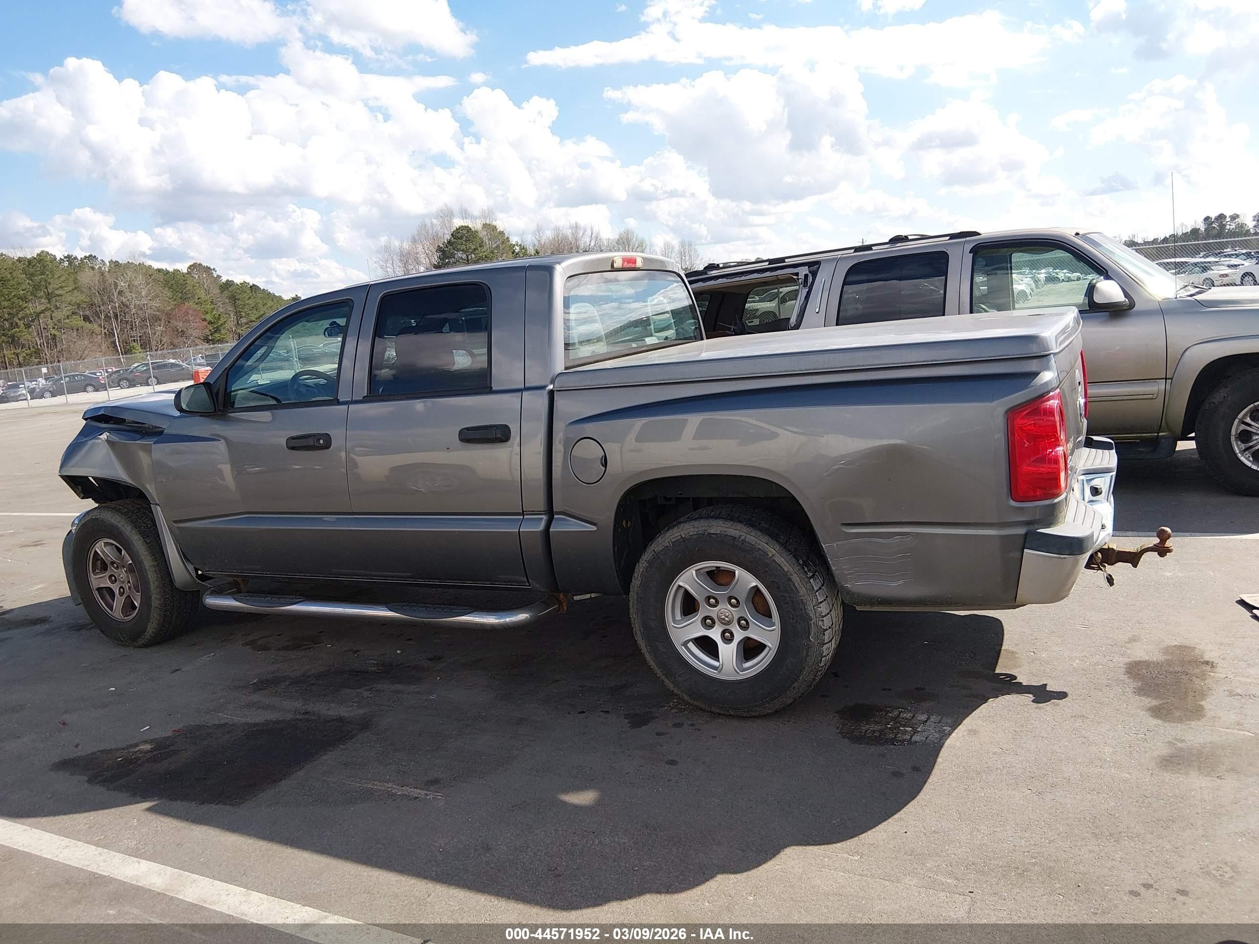 2005 Dodge Dakota Slt Gray vin: 1D7HE48K65S224134