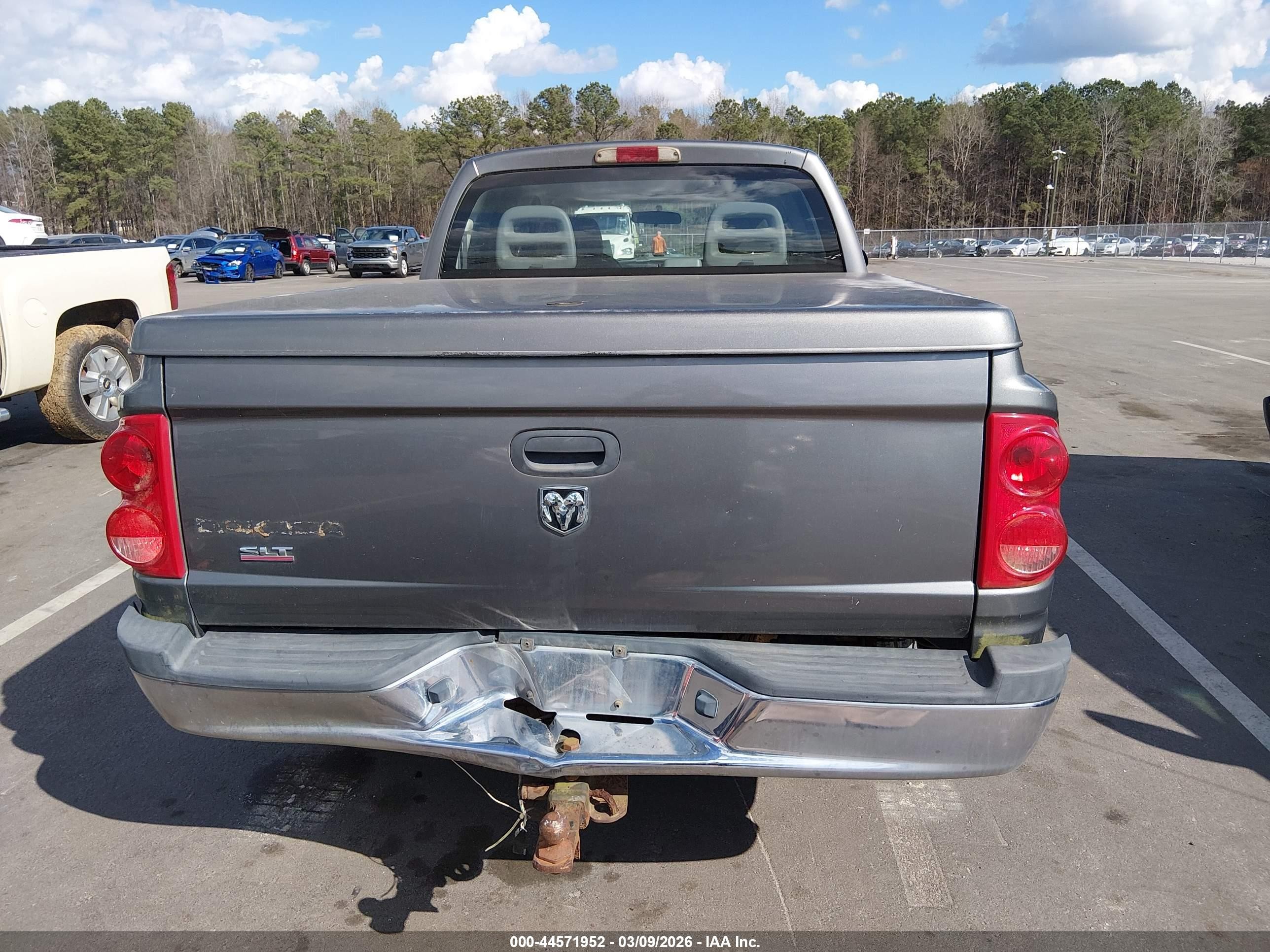 2005 Dodge Dakota Slt Gray vin: 1D7HE48K65S224134