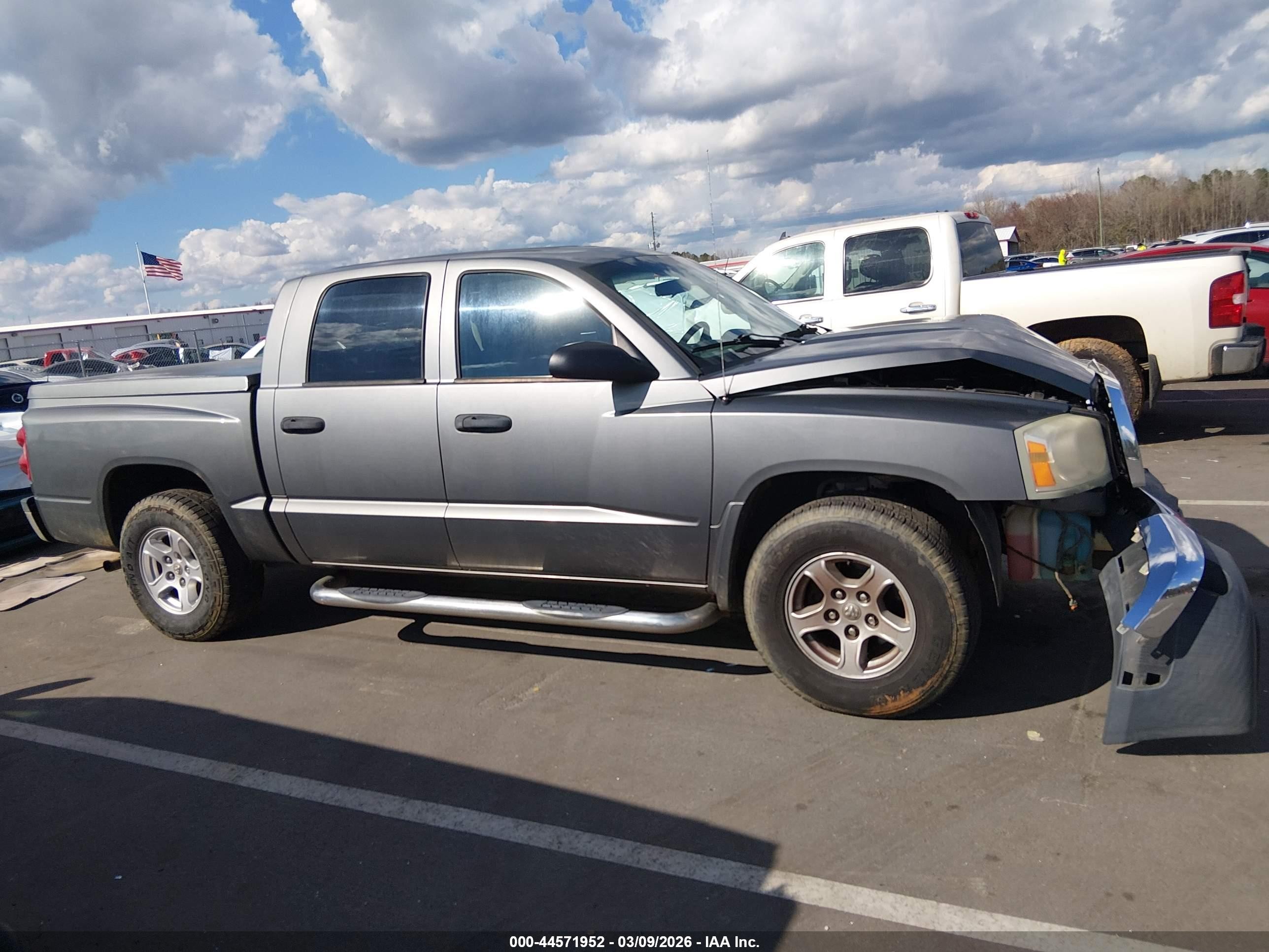 2005 Dodge Dakota Slt Gray vin: 1D7HE48K65S224134